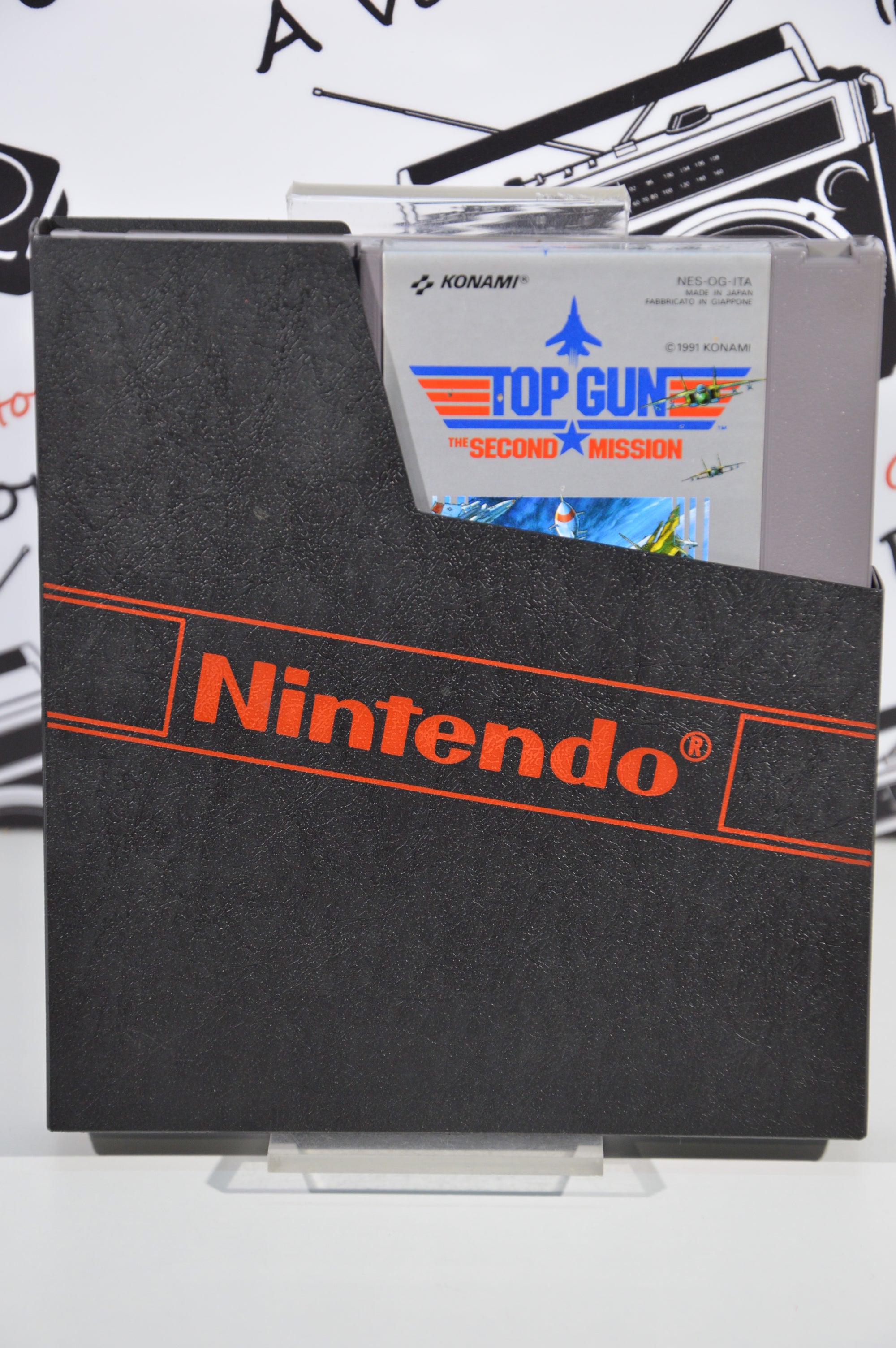 Top Gun second mission Nintendo Nes Konami 1991 PAL A