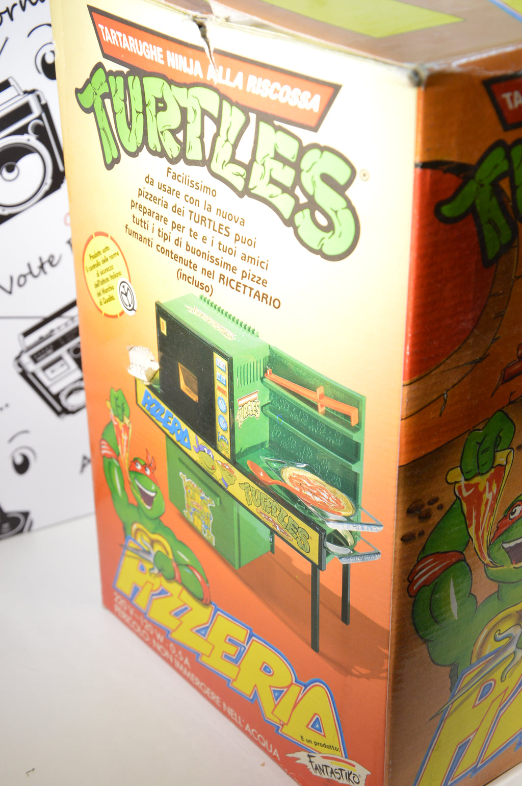 Harbert Turtles pizzeria forno Tartarughe Fantastiko vintage completo funziona