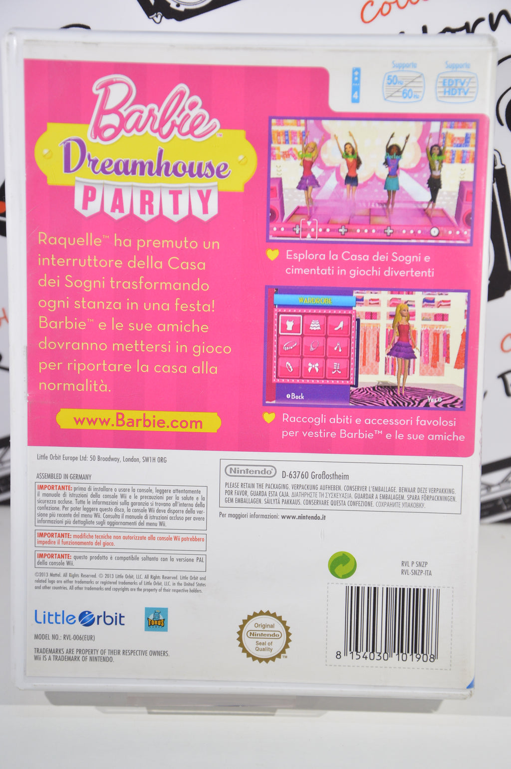 Barbie Dreamhouse party Nintendo Wii 3+ Multilingua