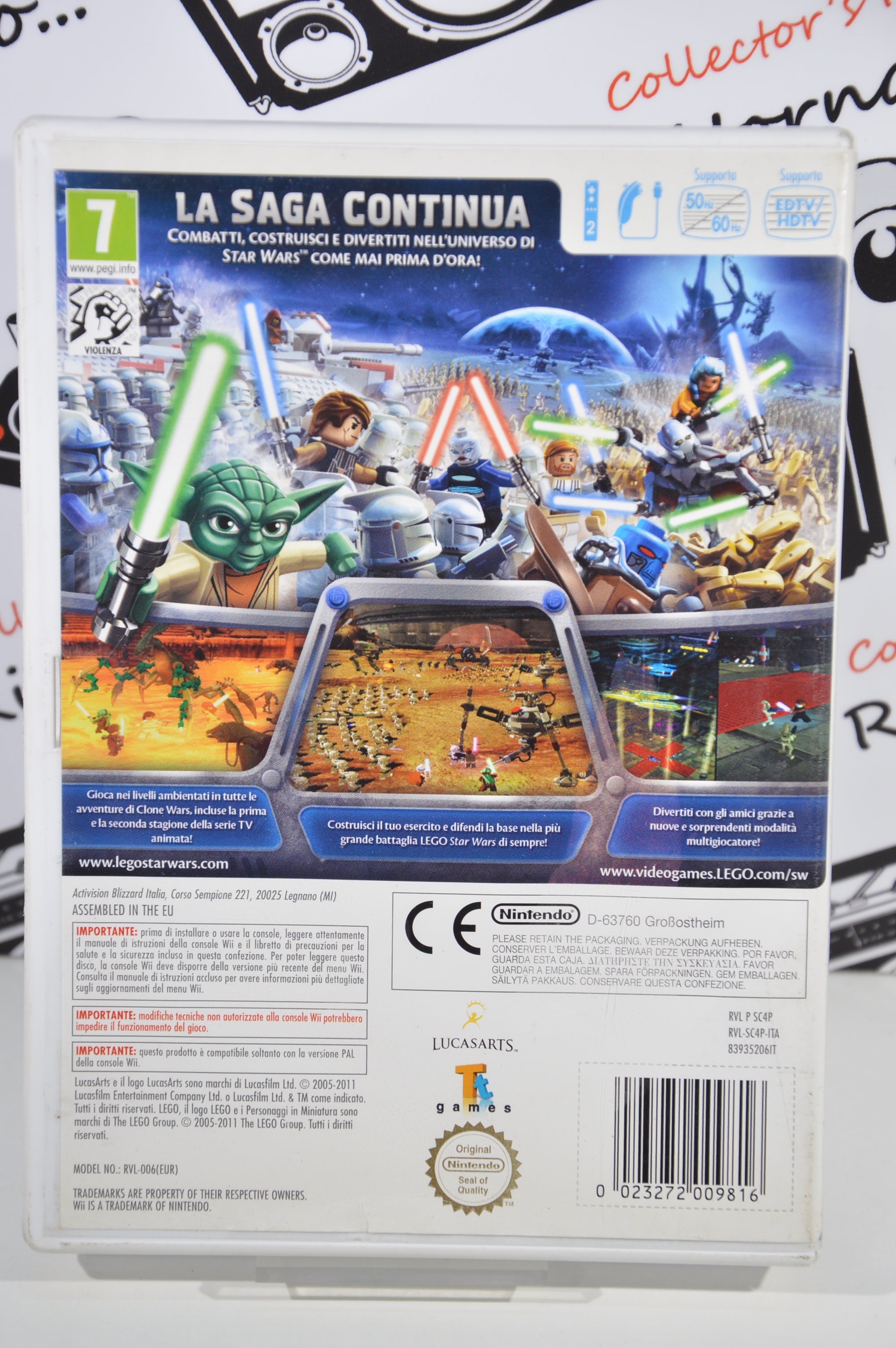 Lego Star Wars III the clone wars Nintendo Wii 7+ Multilingua