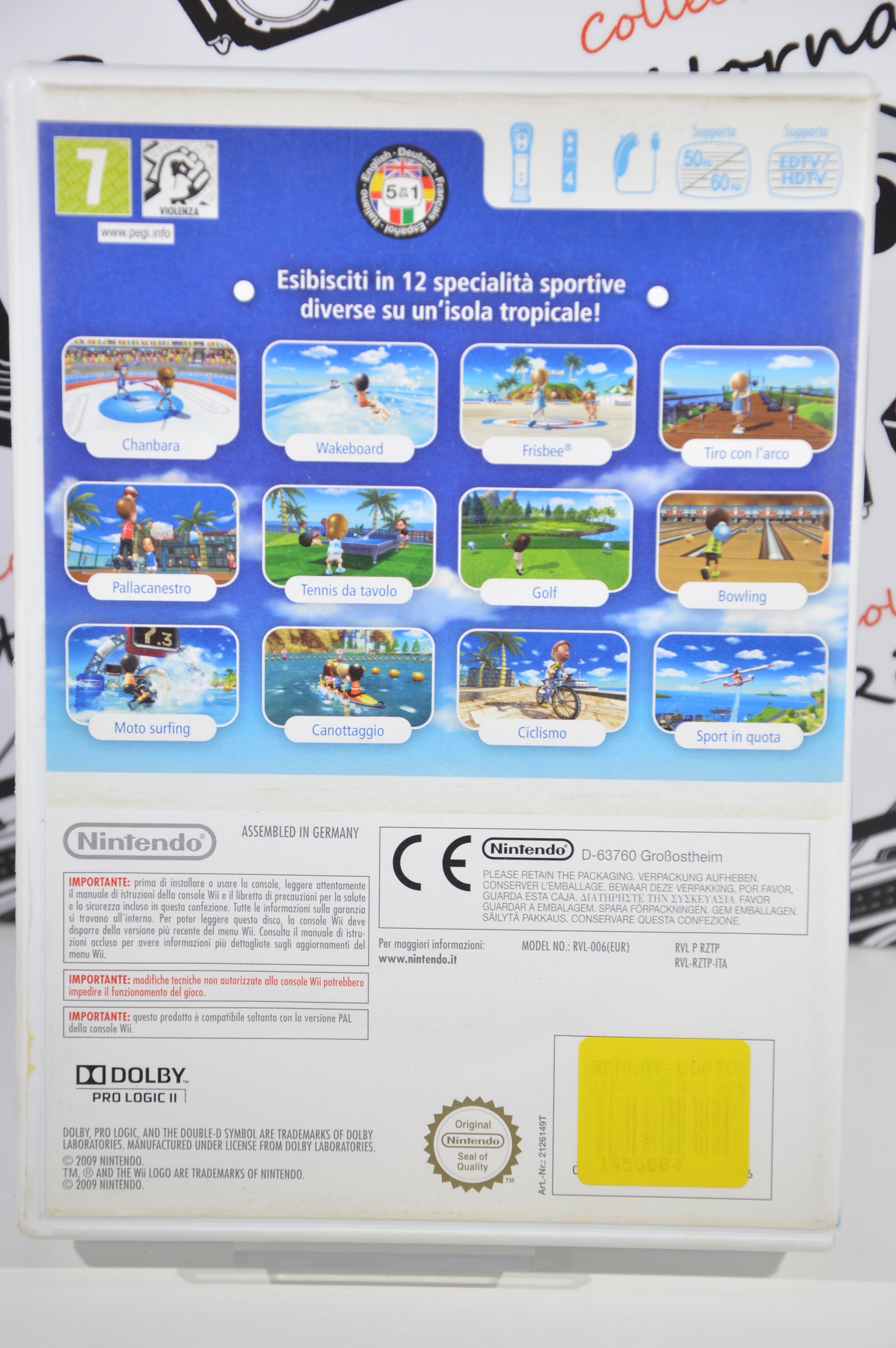 Wii Sports Resort Nintendo Wii 7+ Multilingua