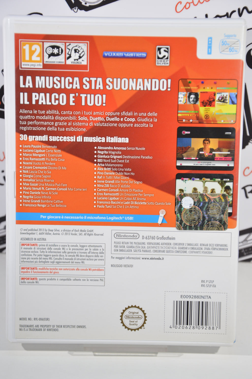 Let's sing Radio Italia Nintendo Wii 12+ Multilingua