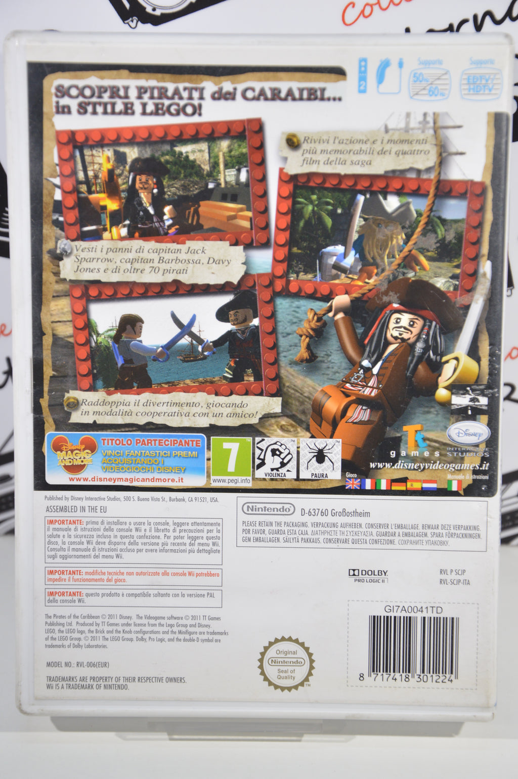 Lego Pirati dei caraibi Nintendo Wii 7+ Multilingua