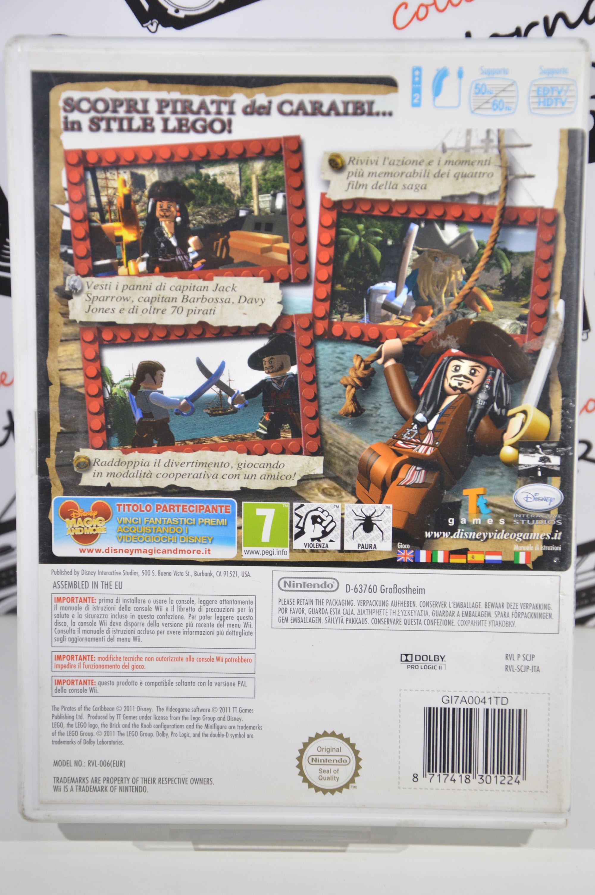 Lego Pirati dei caraibi Nintendo Wii 7+ Multilingua
