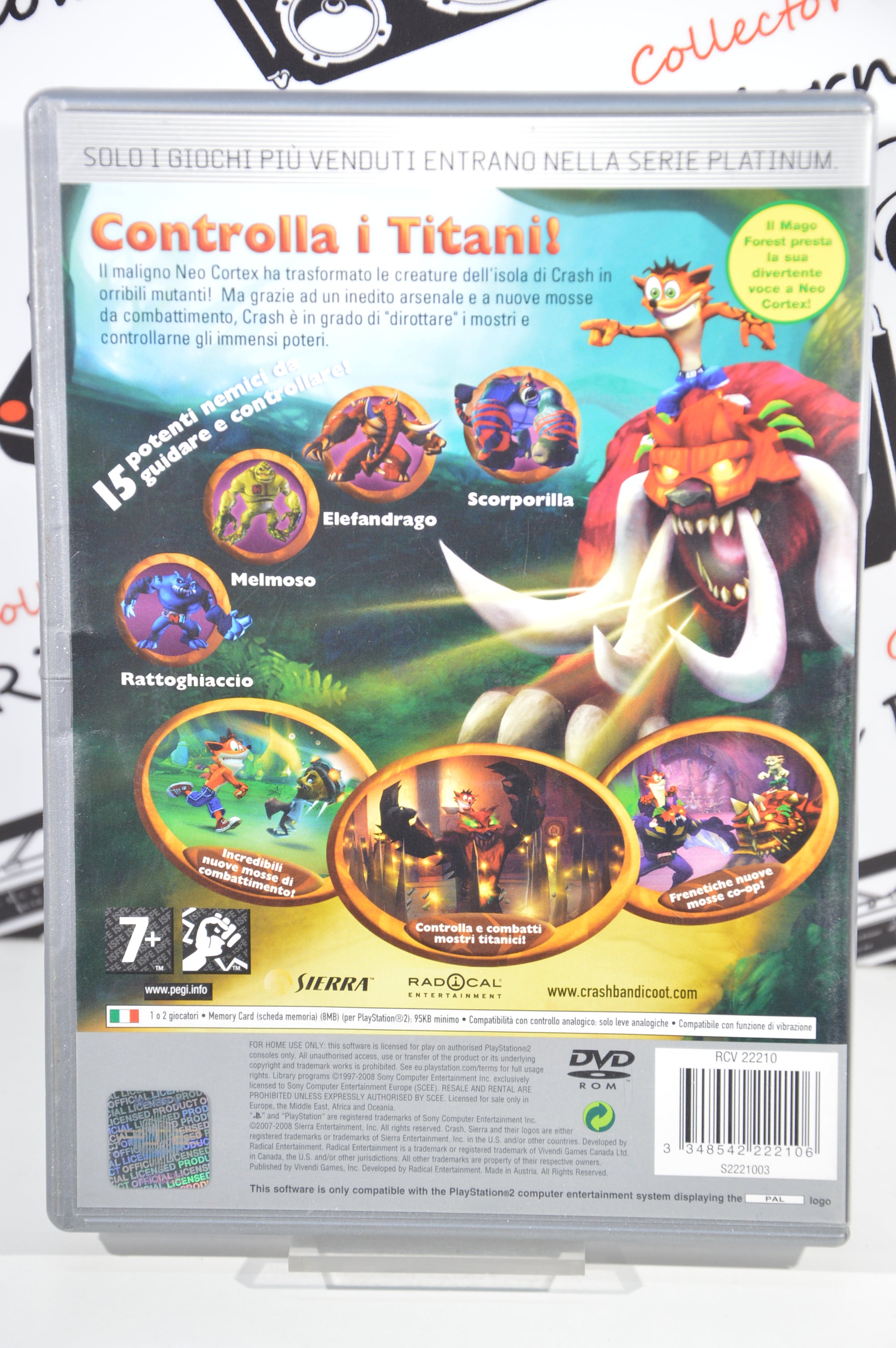 Crash of the titans platinum PlayStation 2 7+ Multilingua