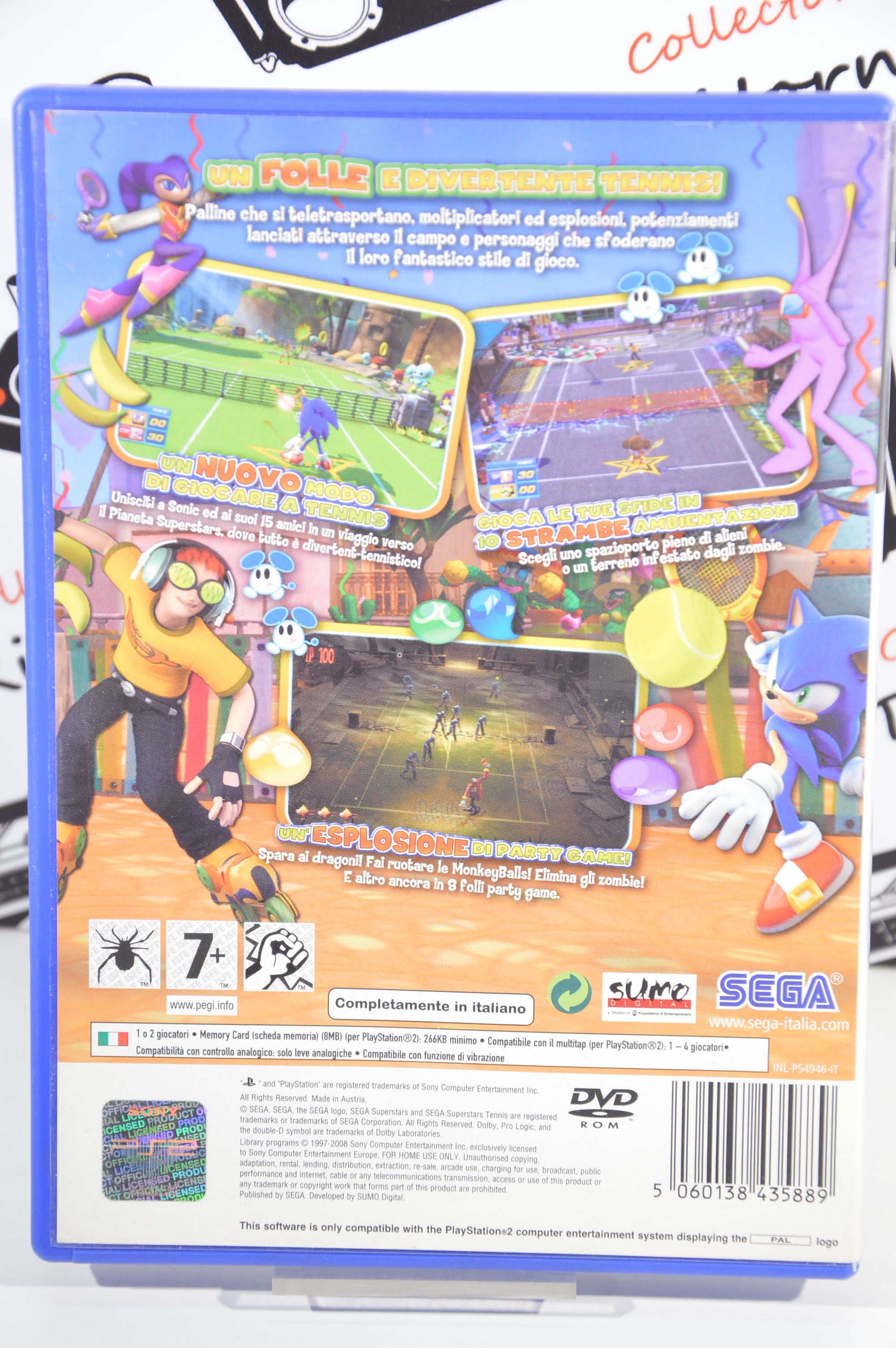 Sega superstars tennis PlayStation 2 7+ Multilingua