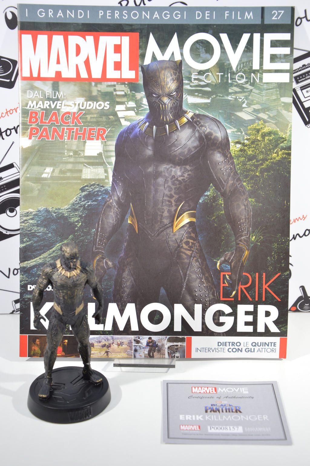 Erik Killmonger Marvel movie collection 27 Eaglemoss Statuetta Marvel