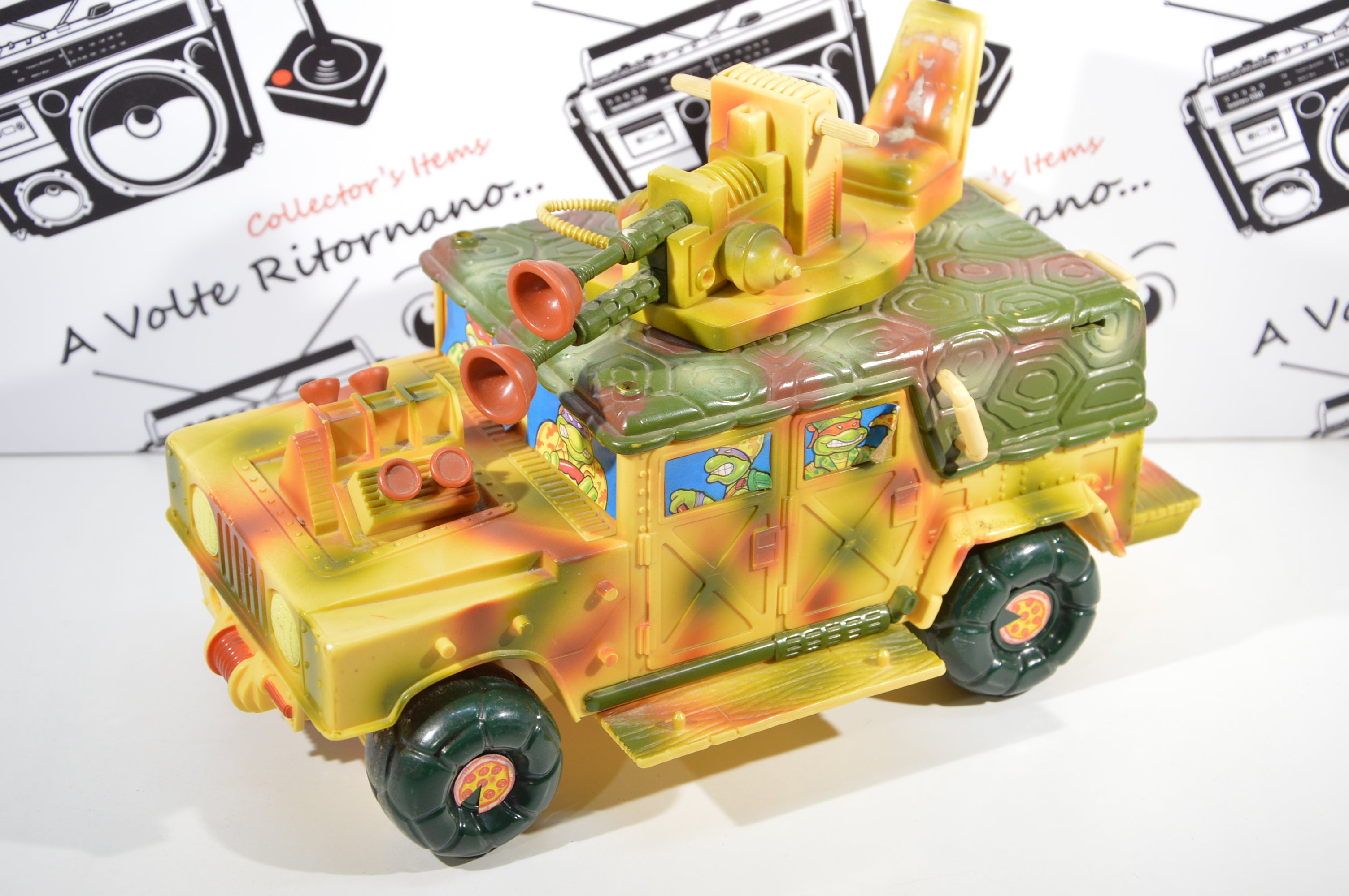 Sand Cruiser Tartarughe ninja veicolo Turtles Playmates toys 1992 incompleto