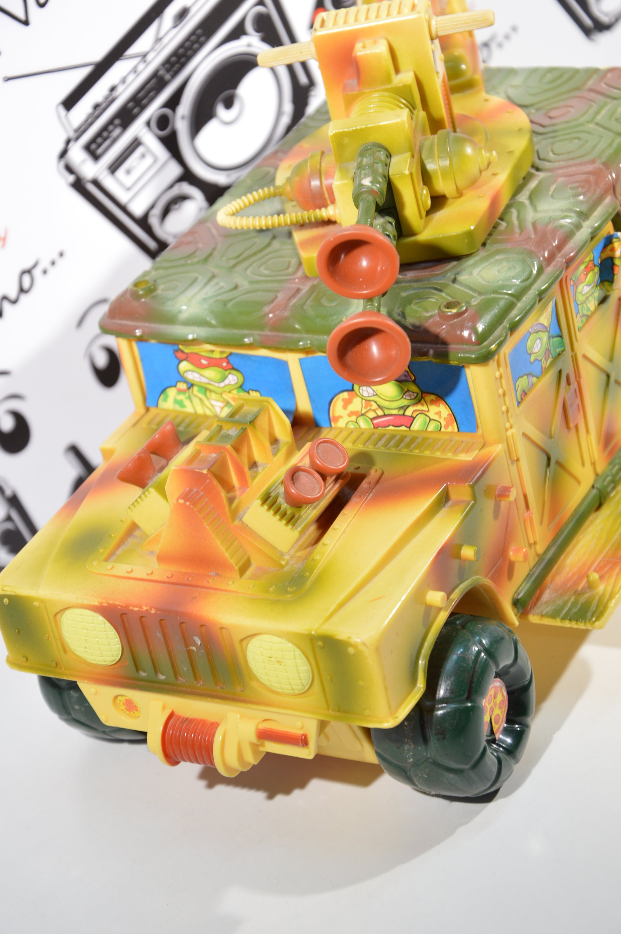 Sand Cruiser Tartarughe ninja veicolo Turtles Playmates toys 1992 incompleto