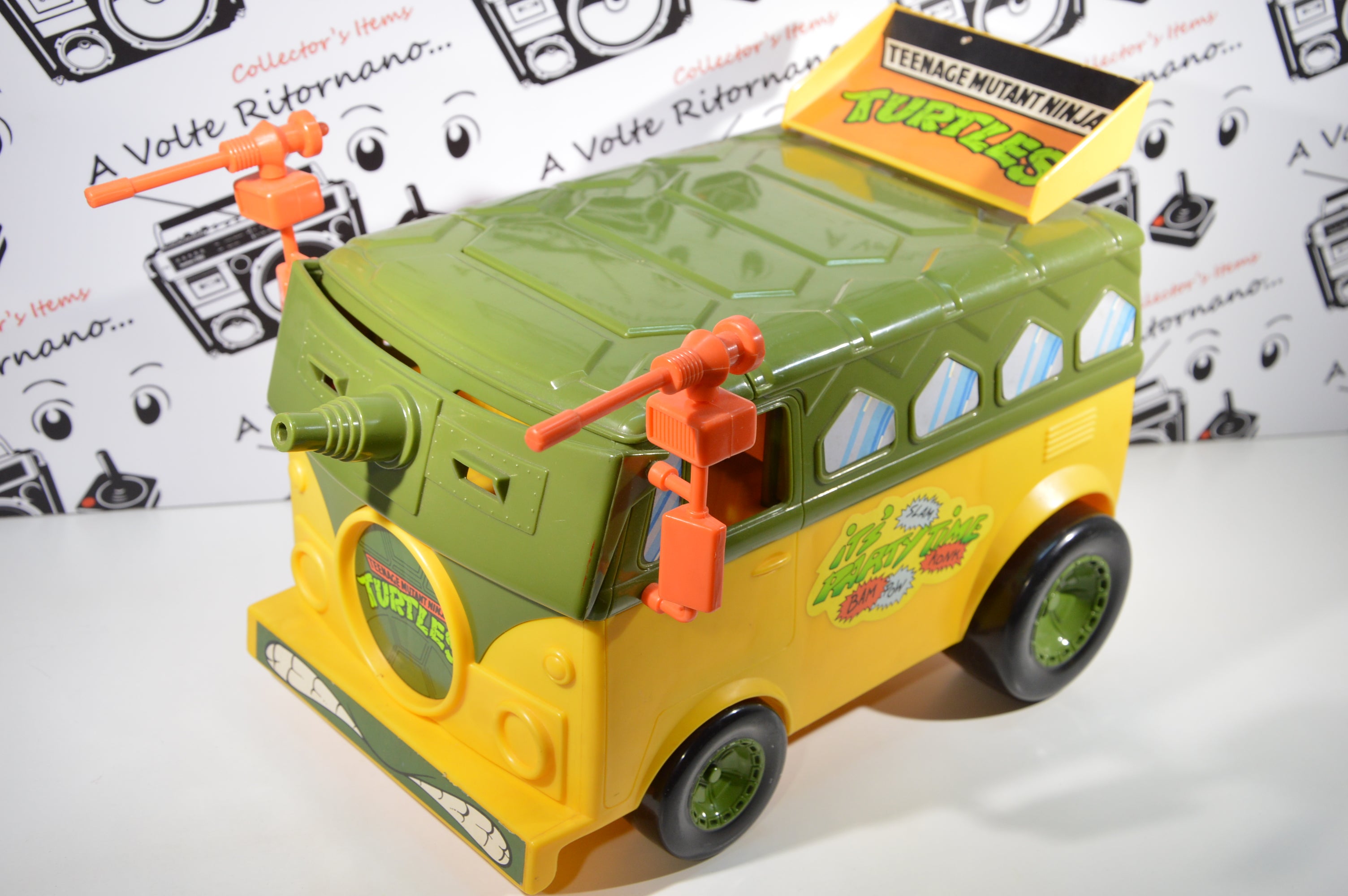 Furgone Tartarughe ninja van veicolo Turtles Playmates toys 1989 incompleto