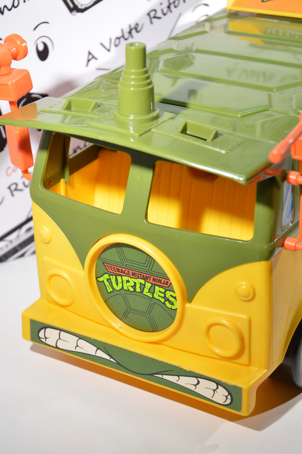 Furgone Tartarughe ninja van veicolo Turtles Playmates toys 1989 incompleto