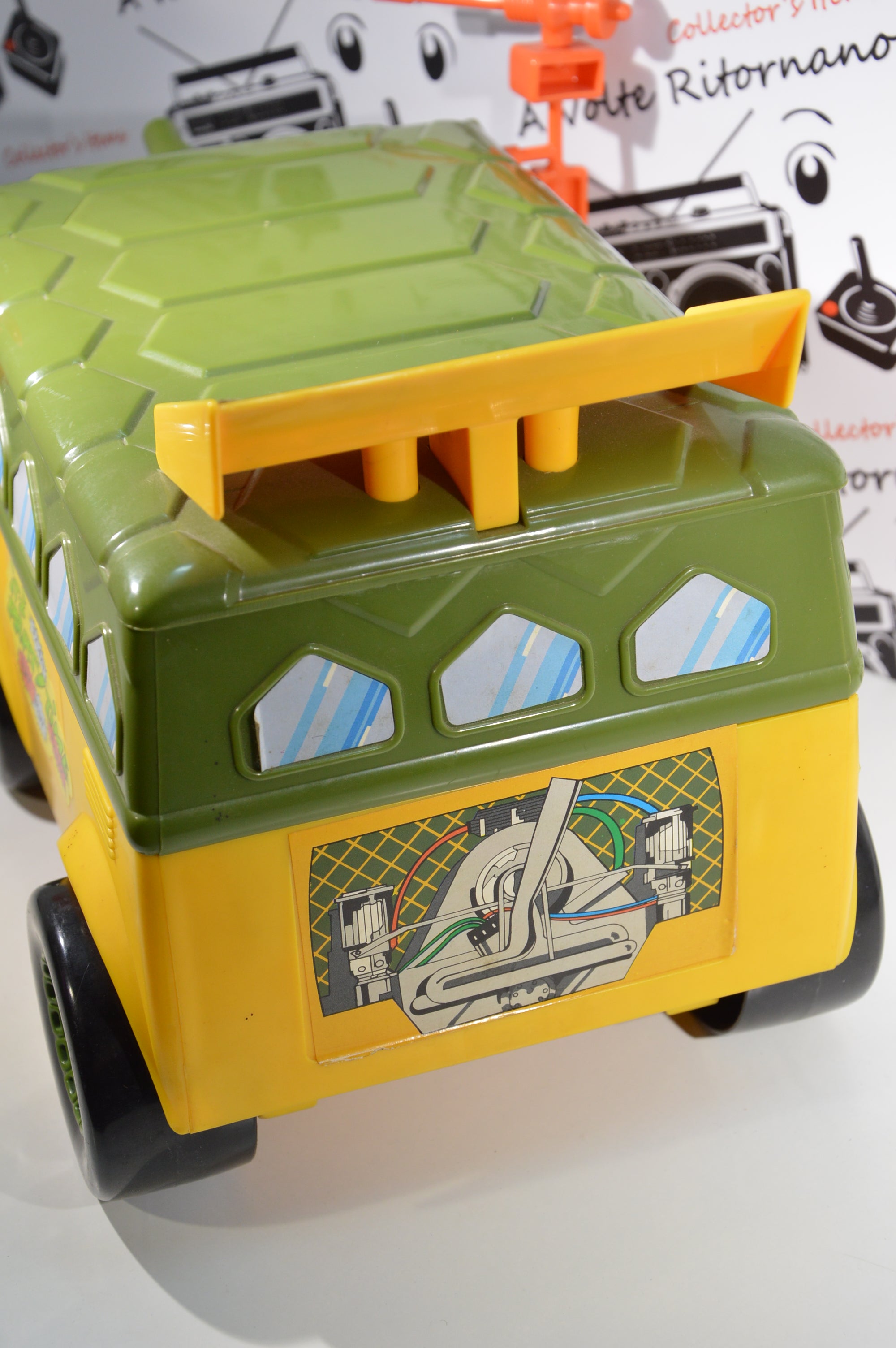 Furgone Tartarughe ninja van veicolo Turtles Playmates toys 1989 incompleto