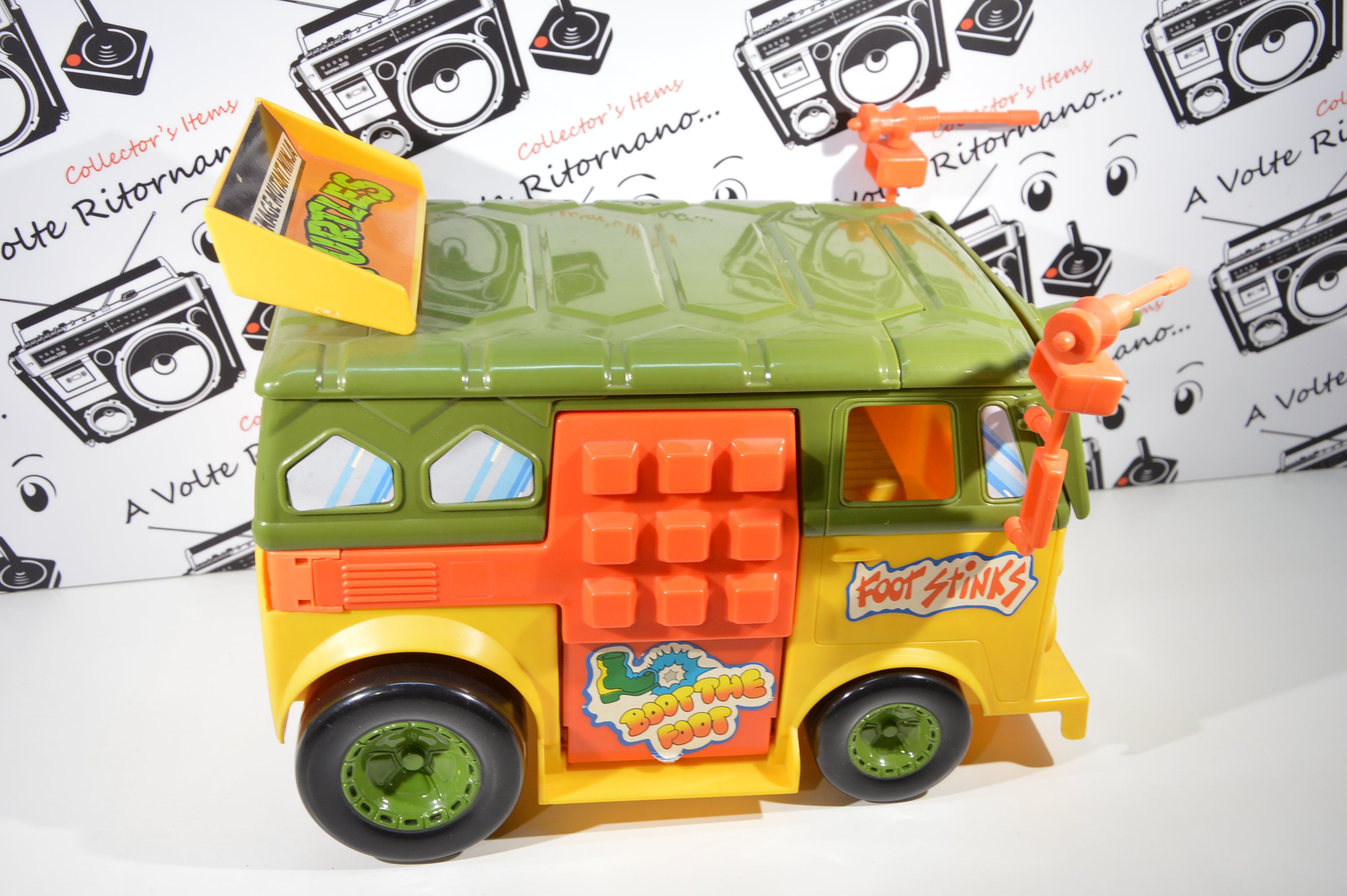 Furgone Tartarughe ninja van veicolo Turtles Playmates toys 1989 incompleto