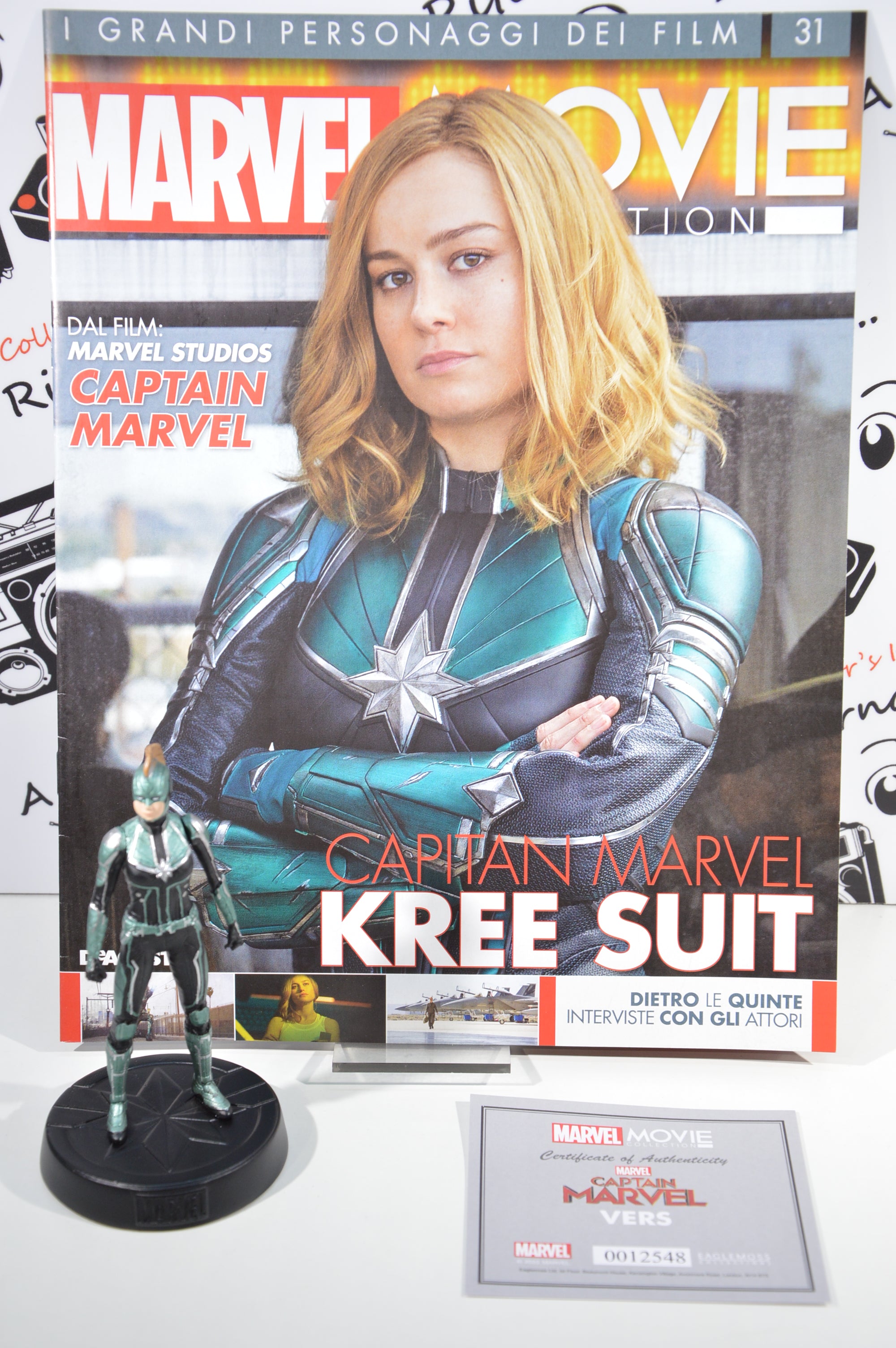 Capitan Marvel Kree suite Marvel movie collection 31 Eaglemoss Statuetta Marvel