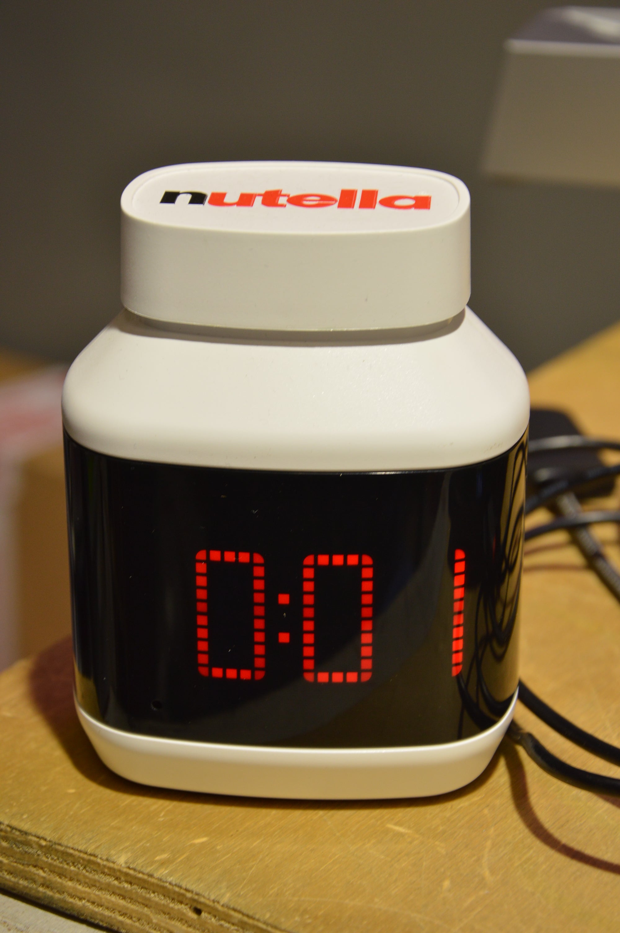 Nutella radiosveglia pubblicitaria digitale 12 cm da collezione