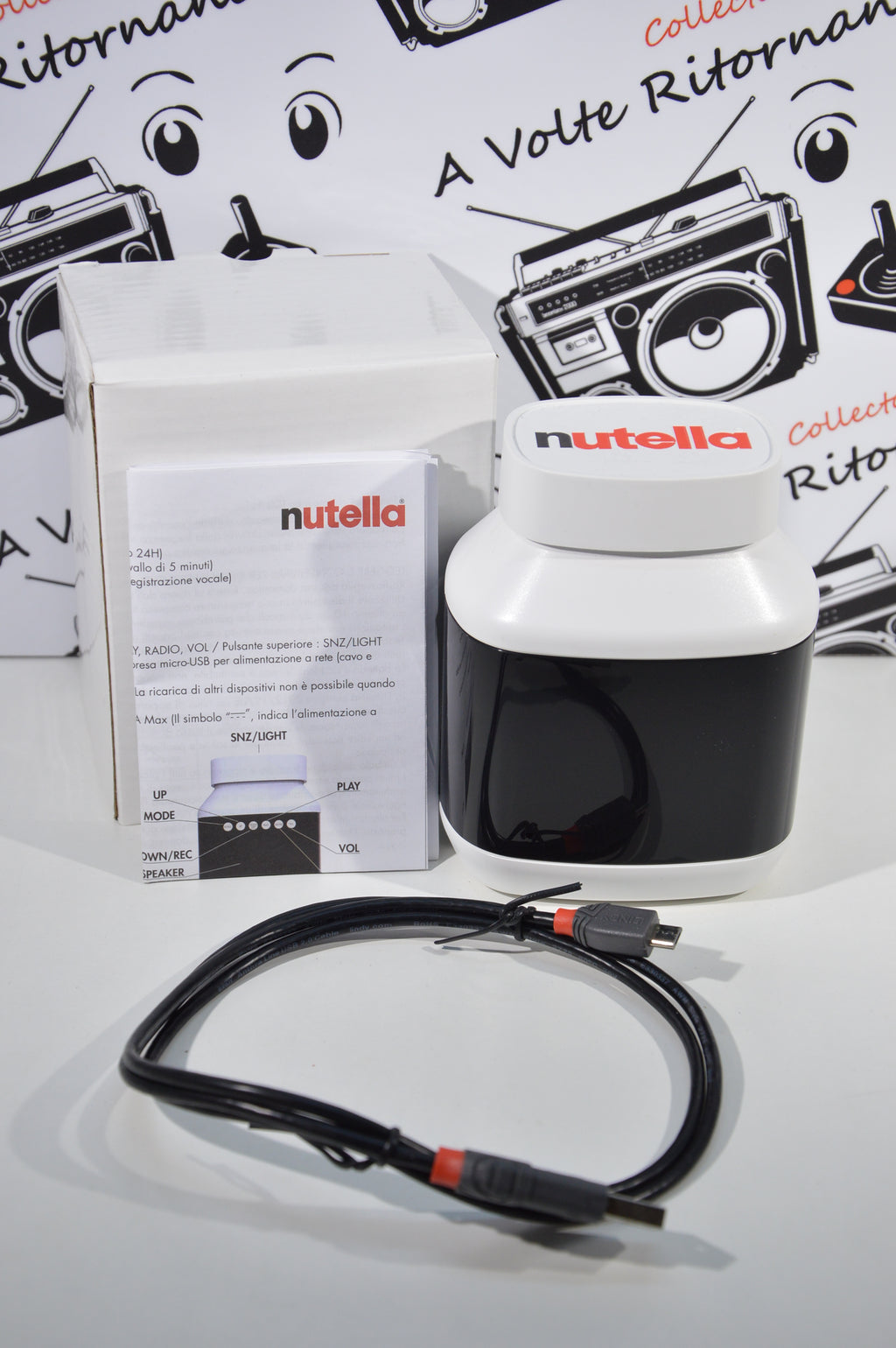 Nutella radiosveglia pubblicitaria digitale 12 cm da collezione