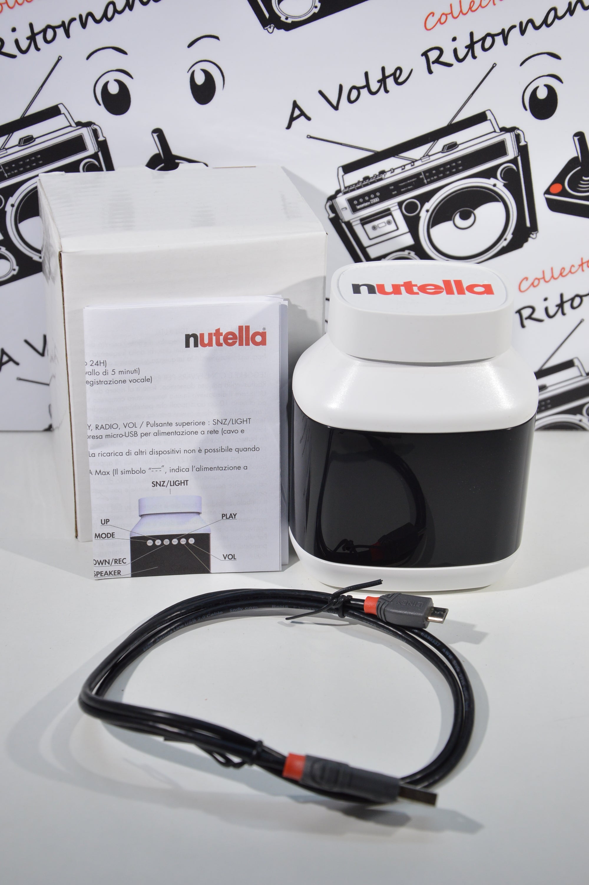 Nutella radiosveglia pubblicitaria digitale 12 cm da collezione
