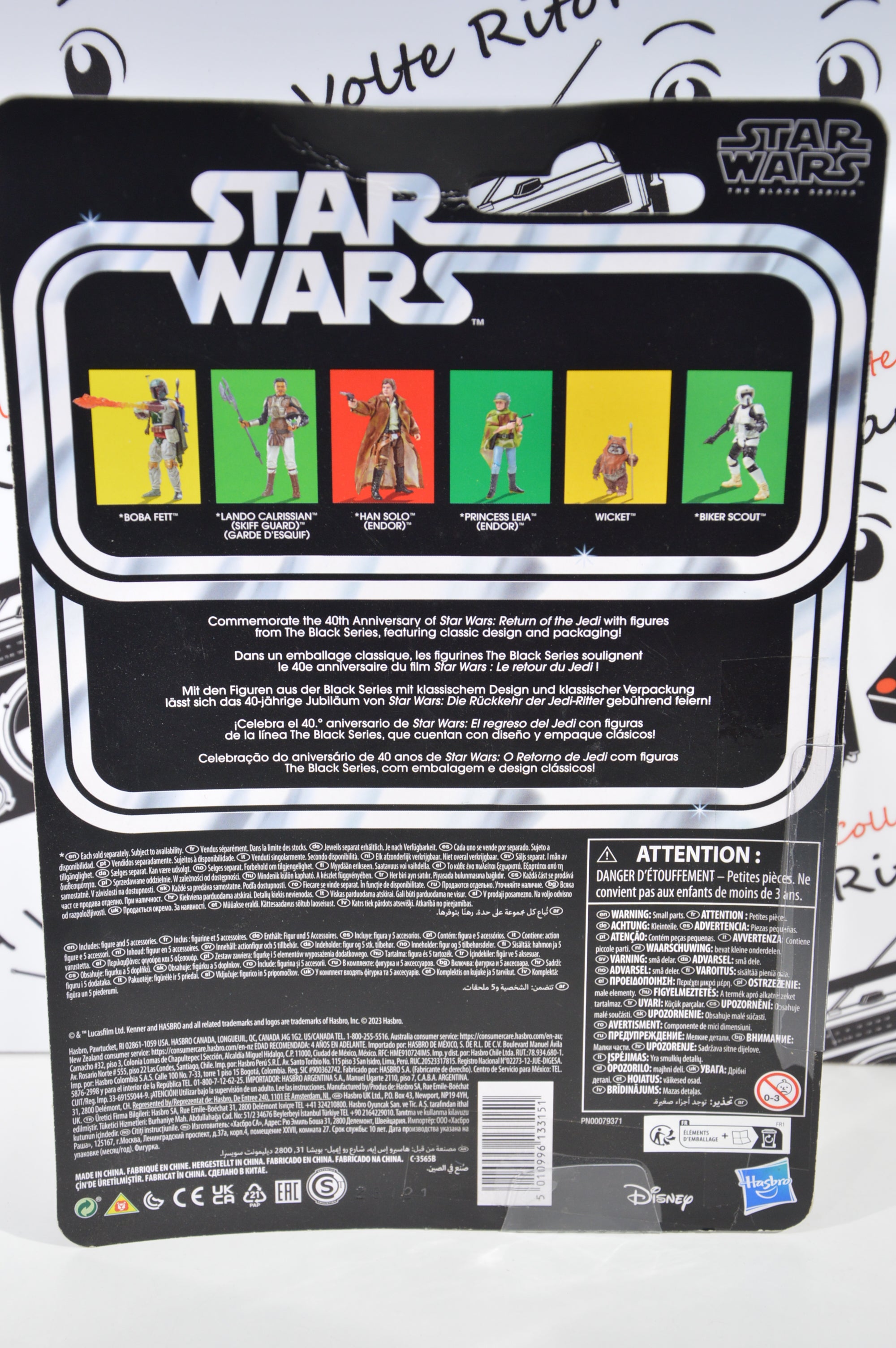 Wicket Action figure Star Wars return of the jedi Kenner 2023 Nuovo