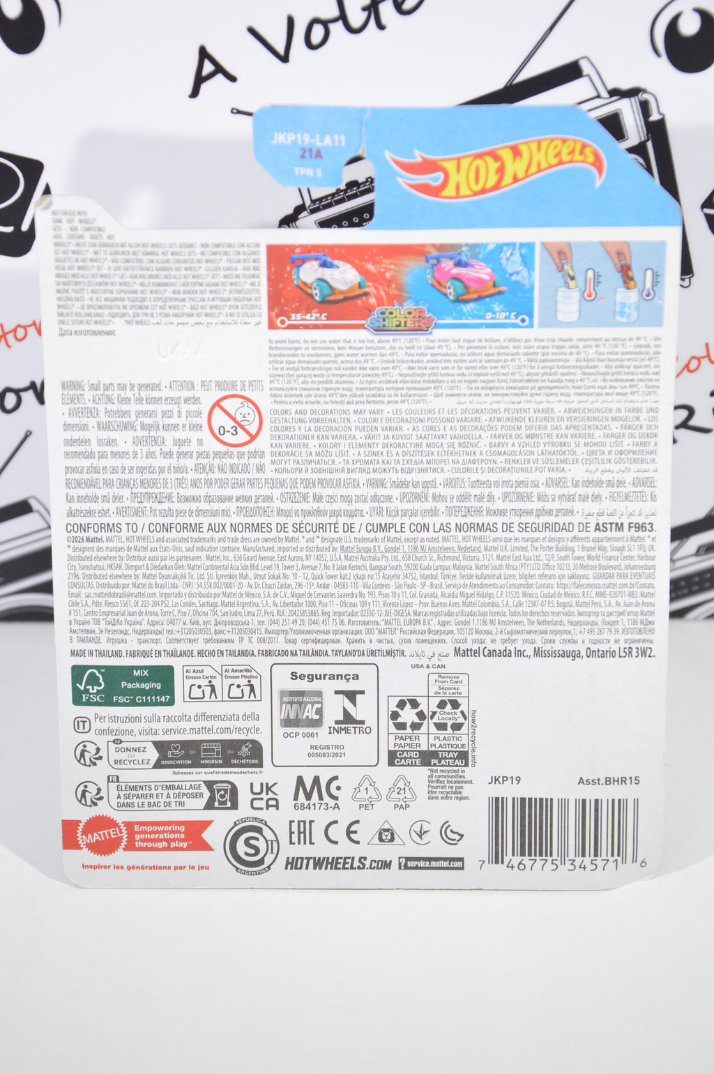 Hot Wheels color shifters Donut Drifter Mattel 3+ nuova sigillata
