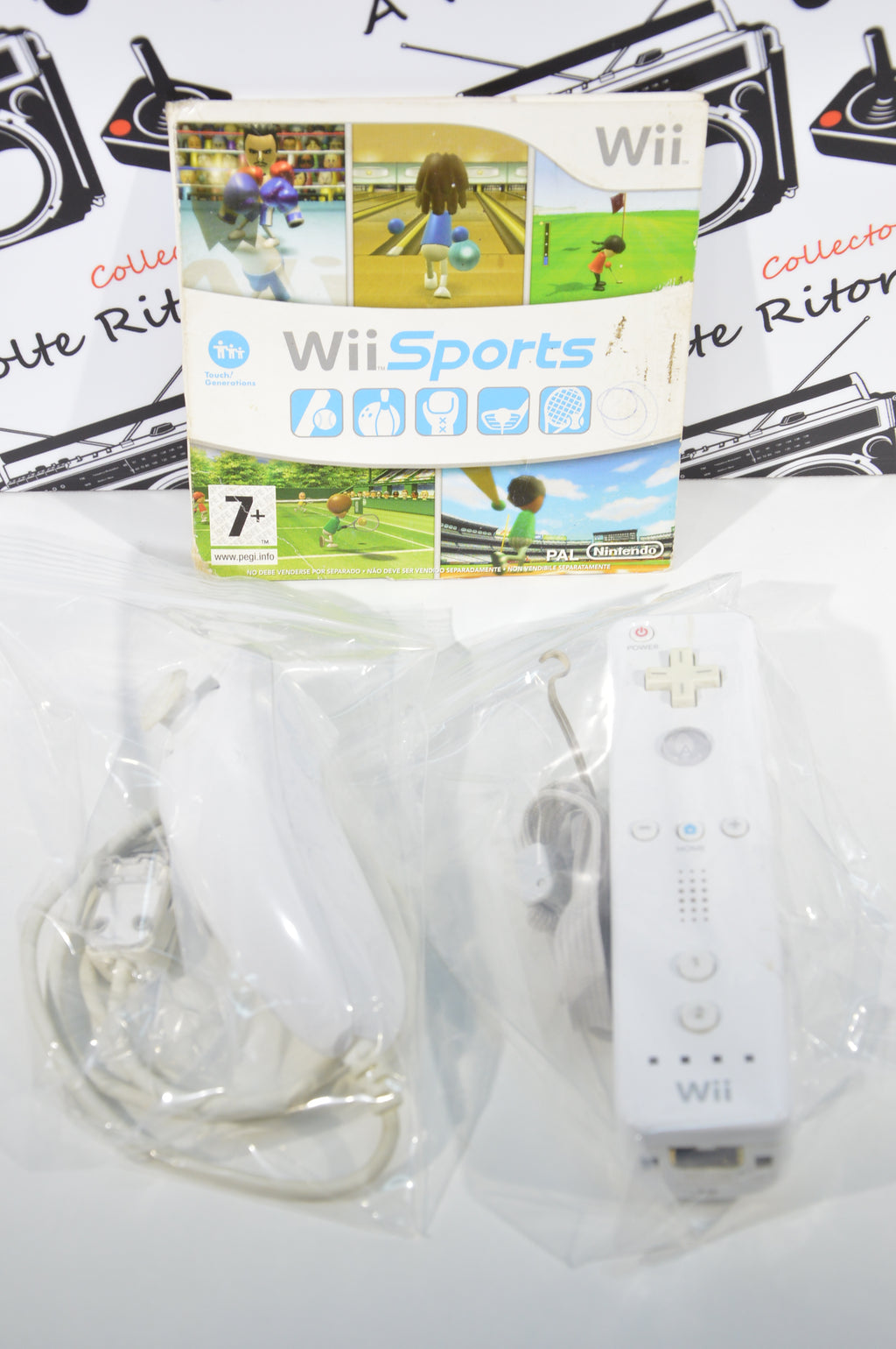Nintendo Wii console bianca con scatola ed accessori testata