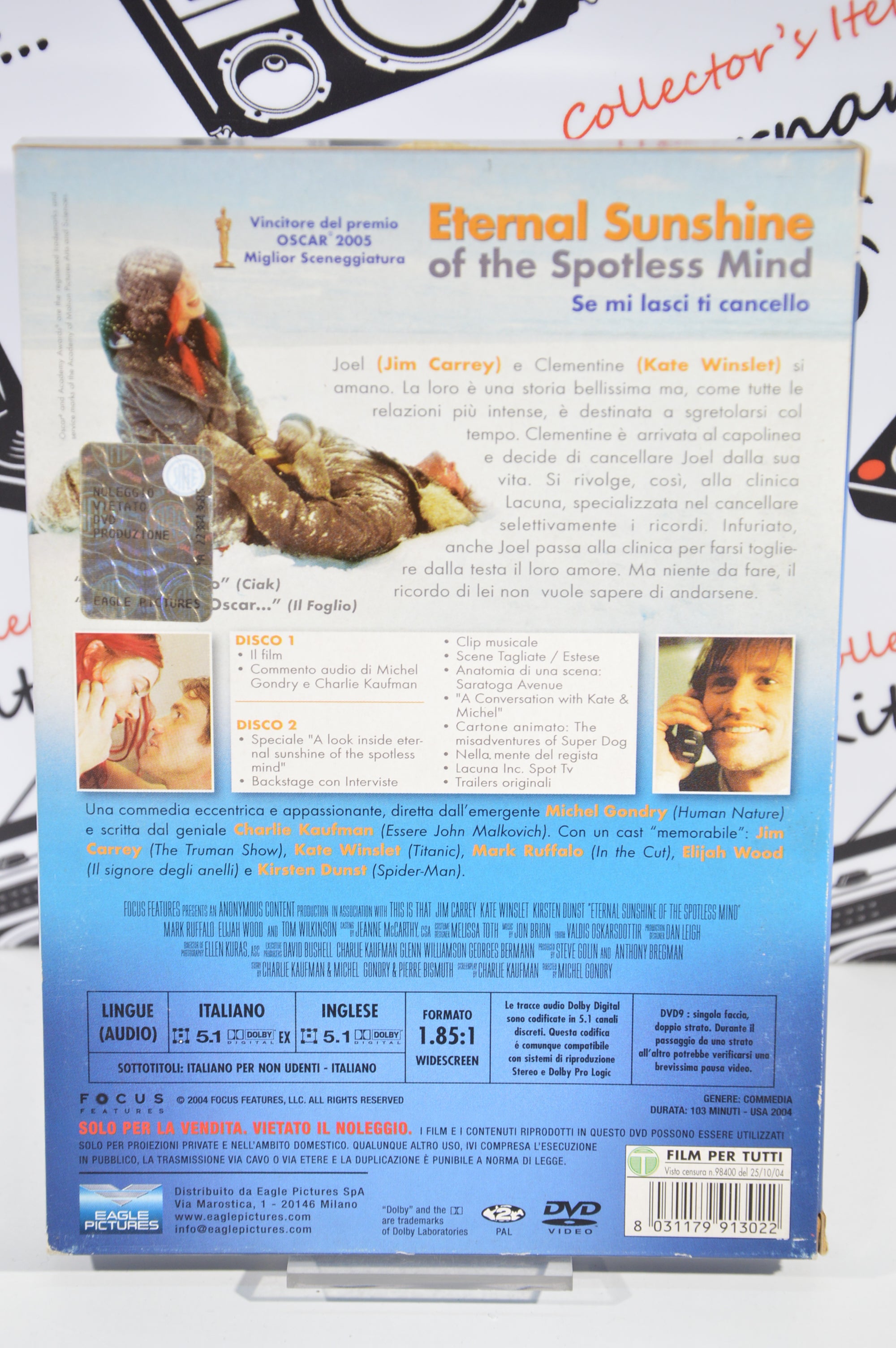 Se mi lasci ti cancello Dvd Italiano collezione Jim Carrey