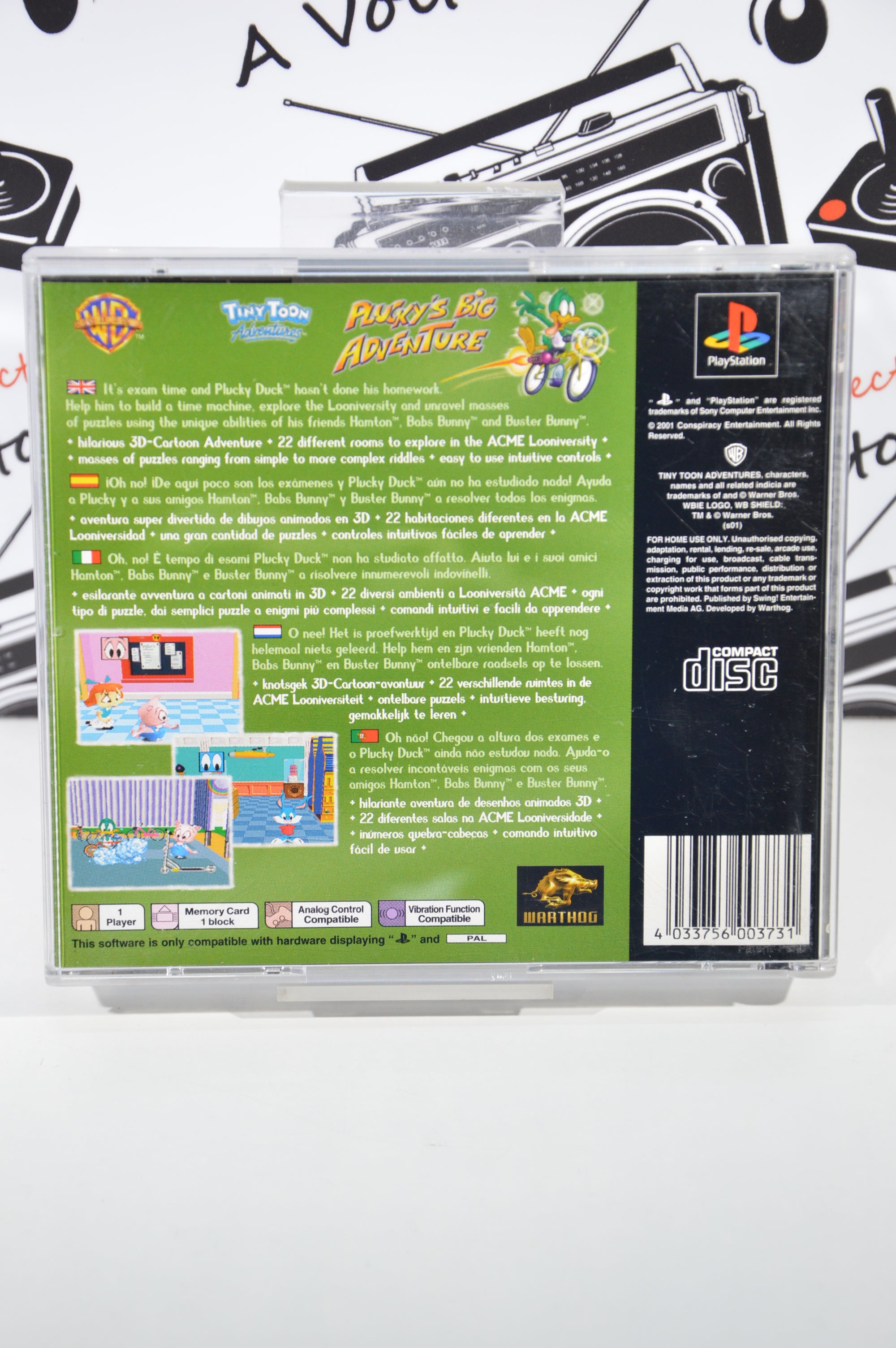 Plucky's big adventure PlayStation 1 3+ Multilingua
