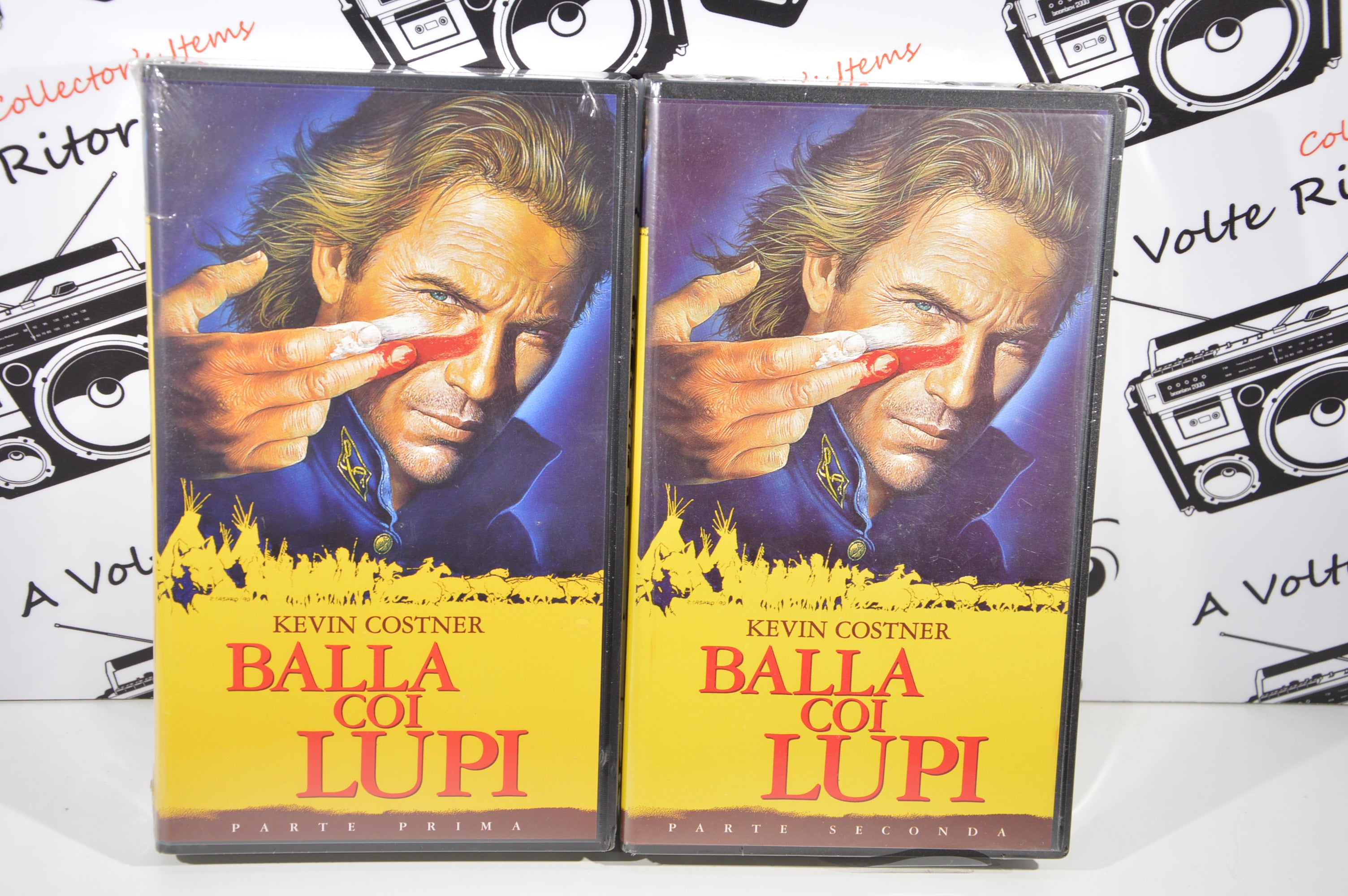 Balla coi lupi parte 1 e 2 VHS nuove sigillate