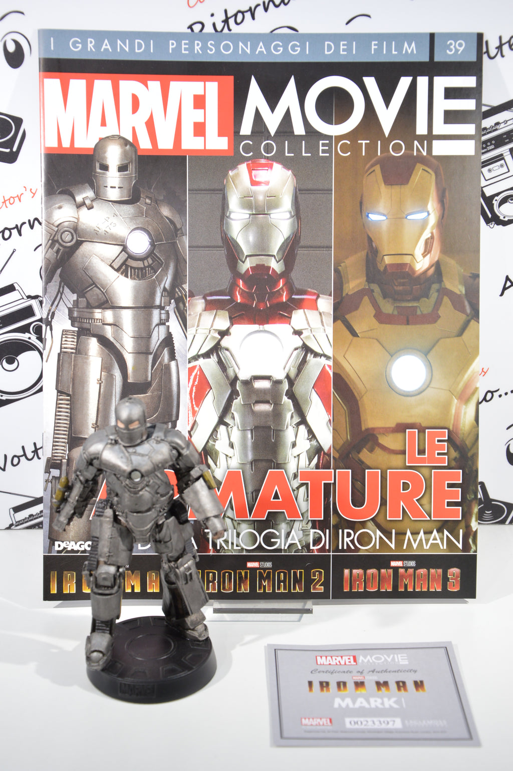 Iron Man Mark 1 Marvel movie collection 39 Eaglemoss Statuetta Marvel