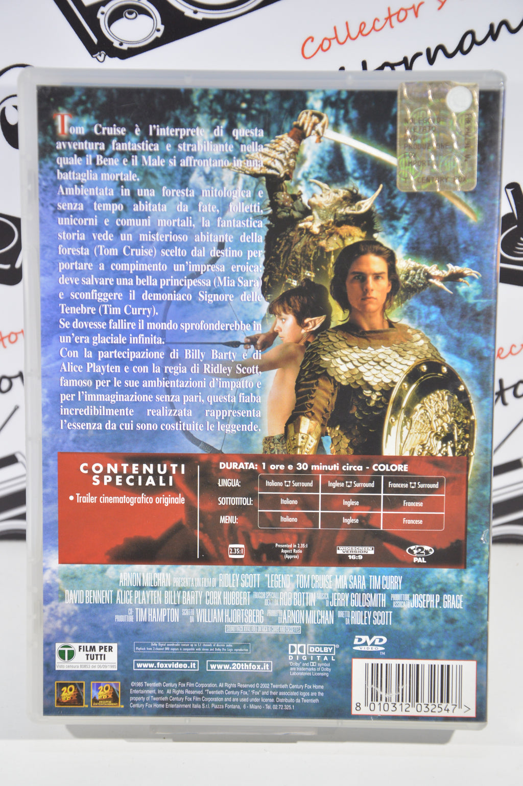 Legend Dvd Italiano collezione Tom Cruise