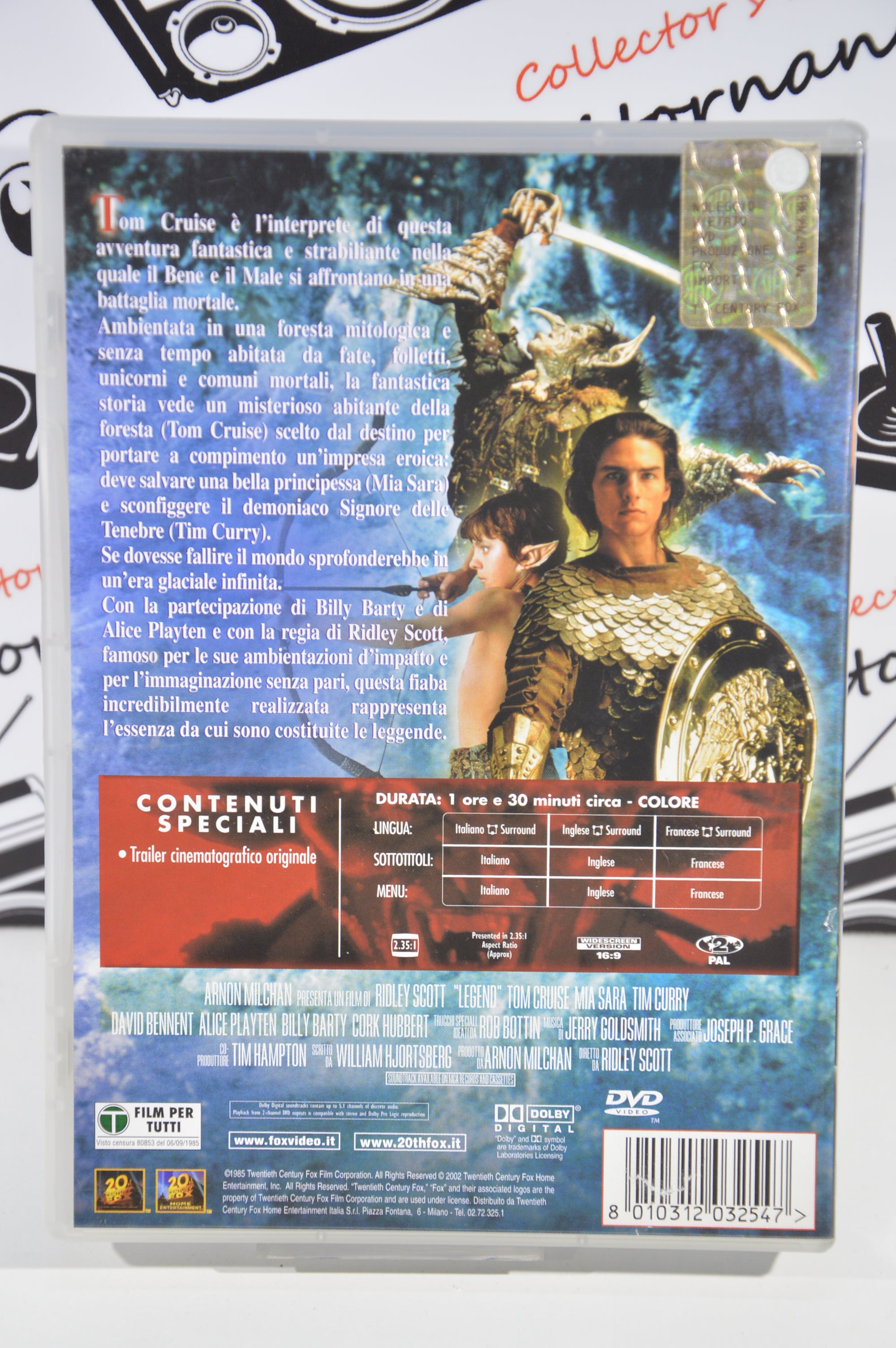 Legend Dvd Italiano collezione Tom Cruise