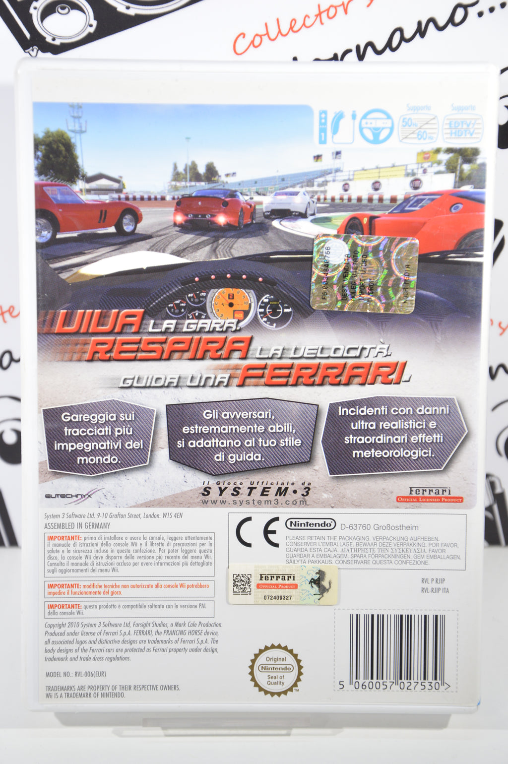 Ferrari The race experience Nintendo Wii 3+ Multilingua