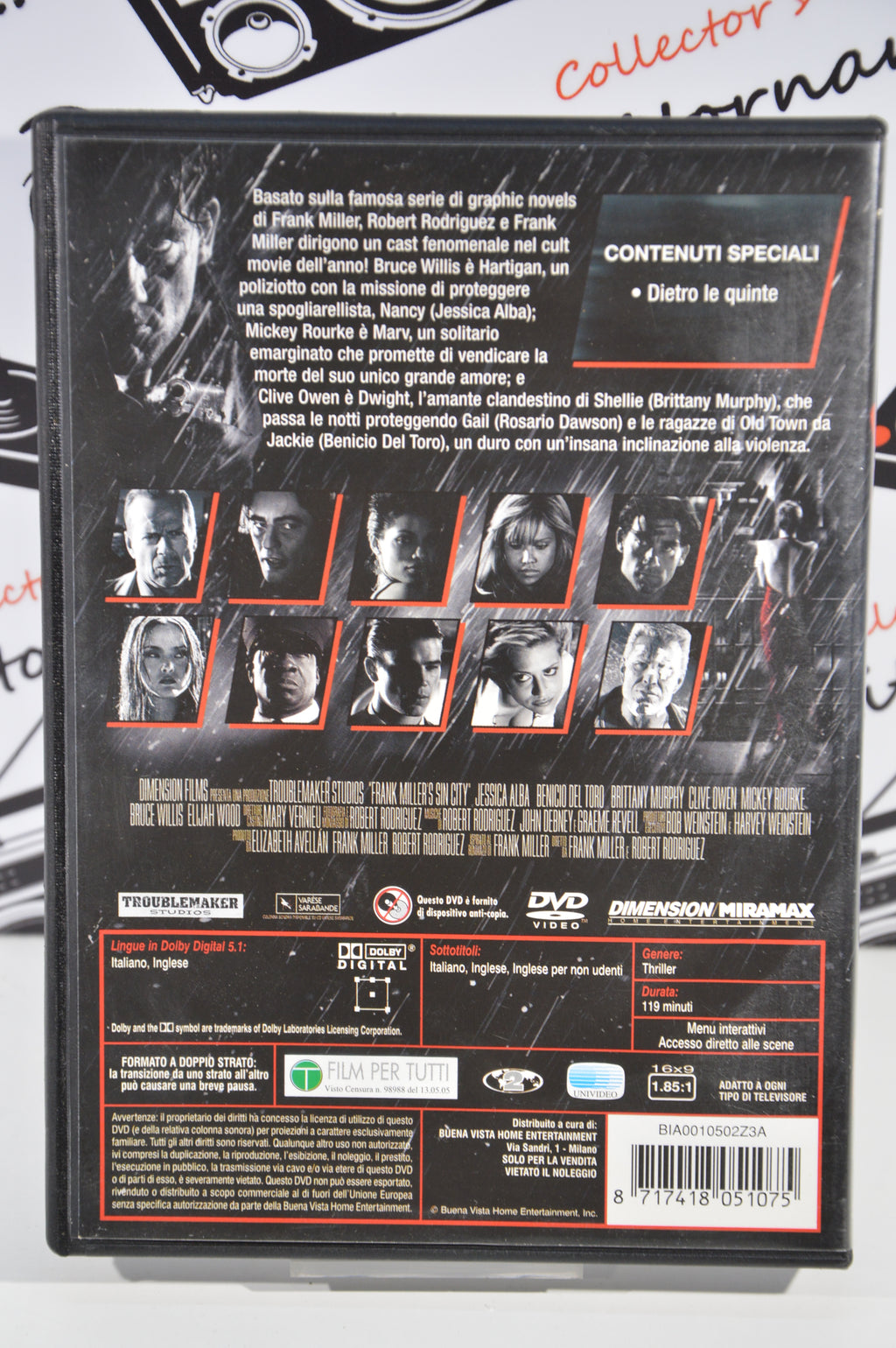 Sin city Dvd Italiano collezione Frank miller