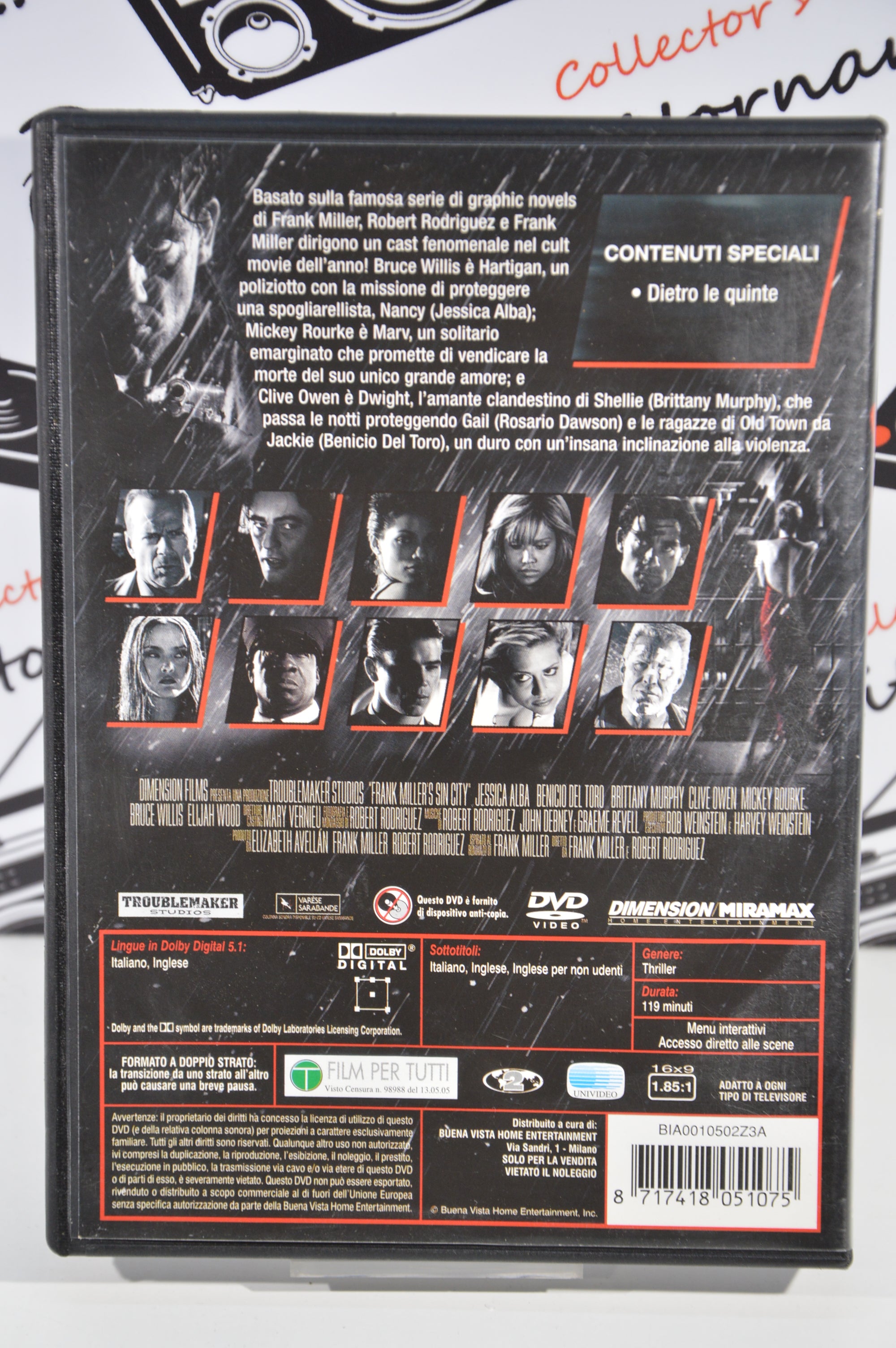 Sin city Dvd Italiano collezione Frank miller