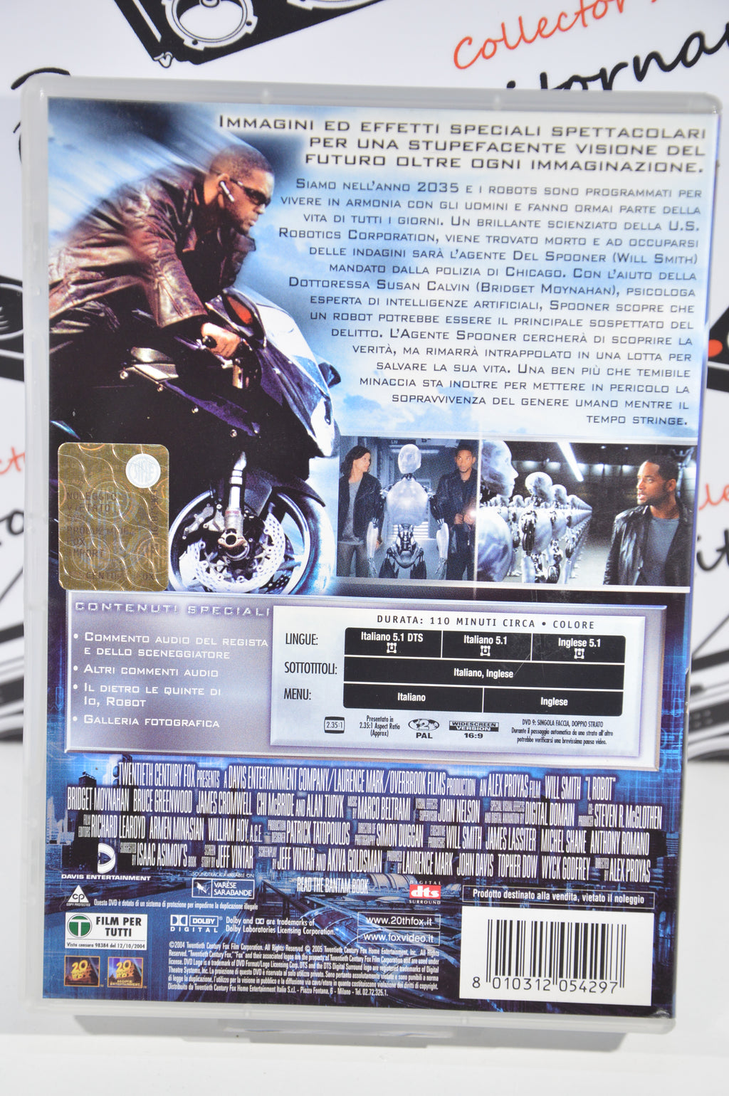 Io Robot Dvd Italiano collezione Will Smith