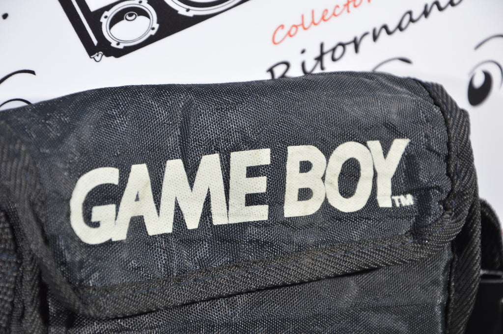 Nintendo Gameboy borsa tracolla vintage old bag porta console nera