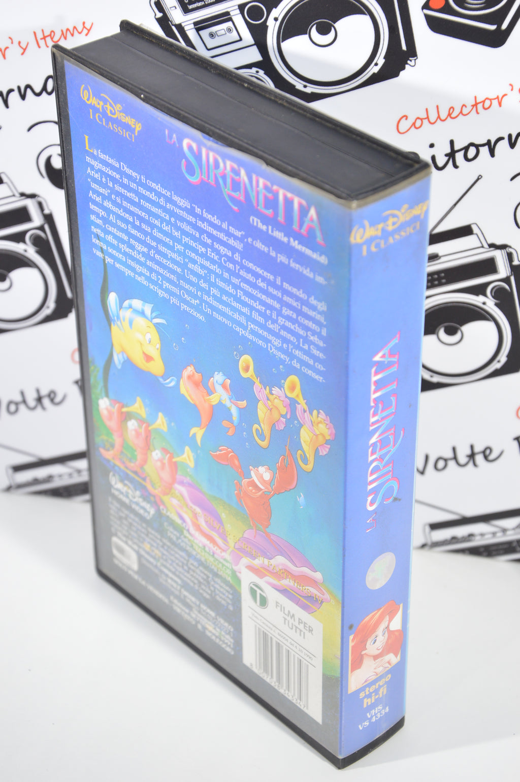 La sirenetta VHS cartoni animati vintage