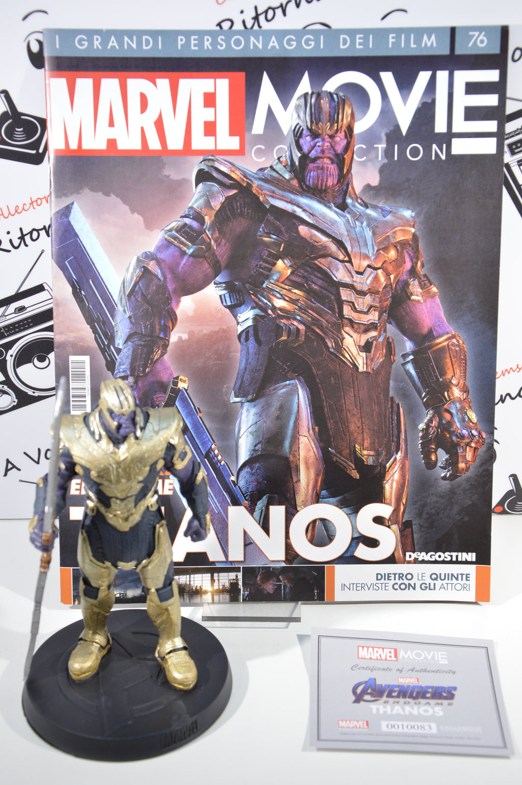 Thanos Marvel movie collection 76 Eaglemoss Statuetta Marvel