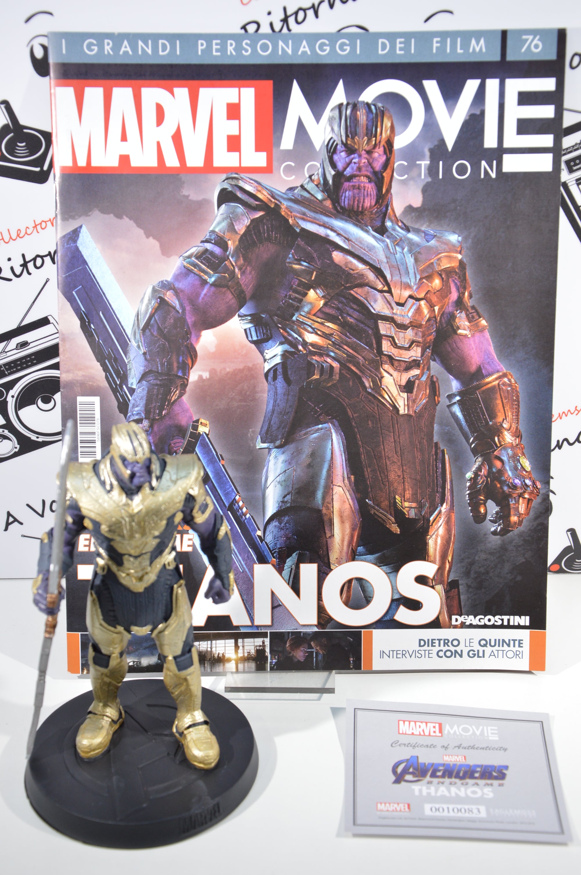 Thanos Marvel movie collection 76 Eaglemoss Statuetta Marvel