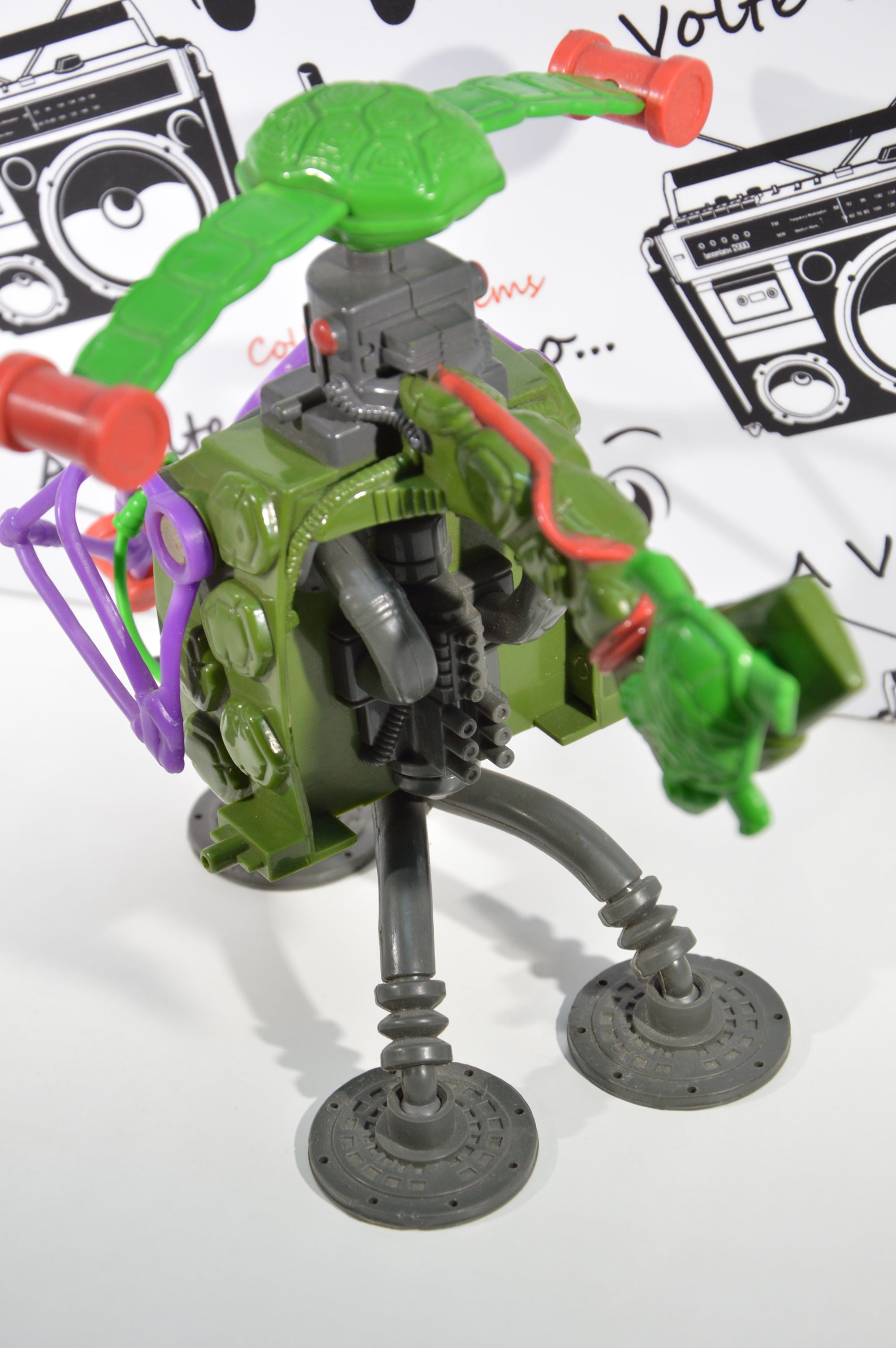 Pogocopter Turtles Tmnt Mirage studios 1991 vintage