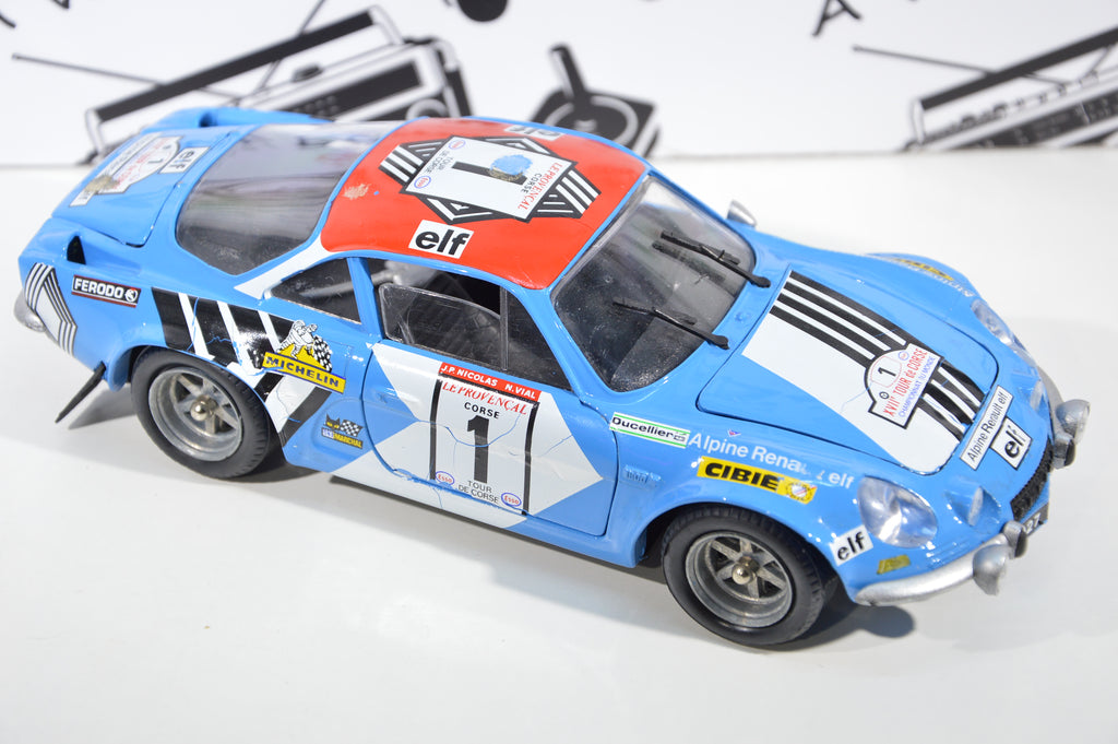 Alpine Renault 1600S Macadam scala 1:20 die cast made in Portugal
