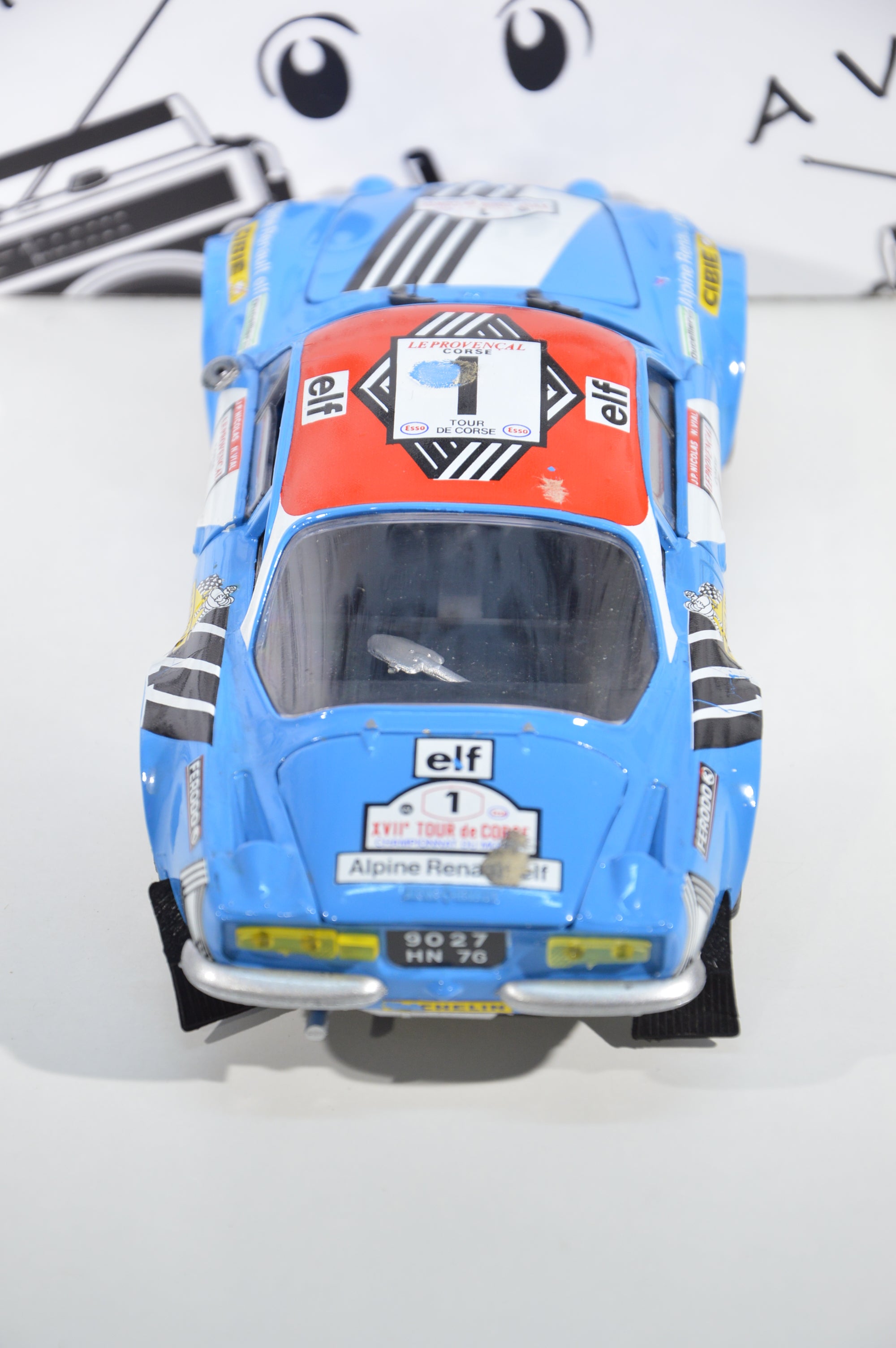 Alpine Renault 1600S Macadam scala 1:20 die cast made in Portugal