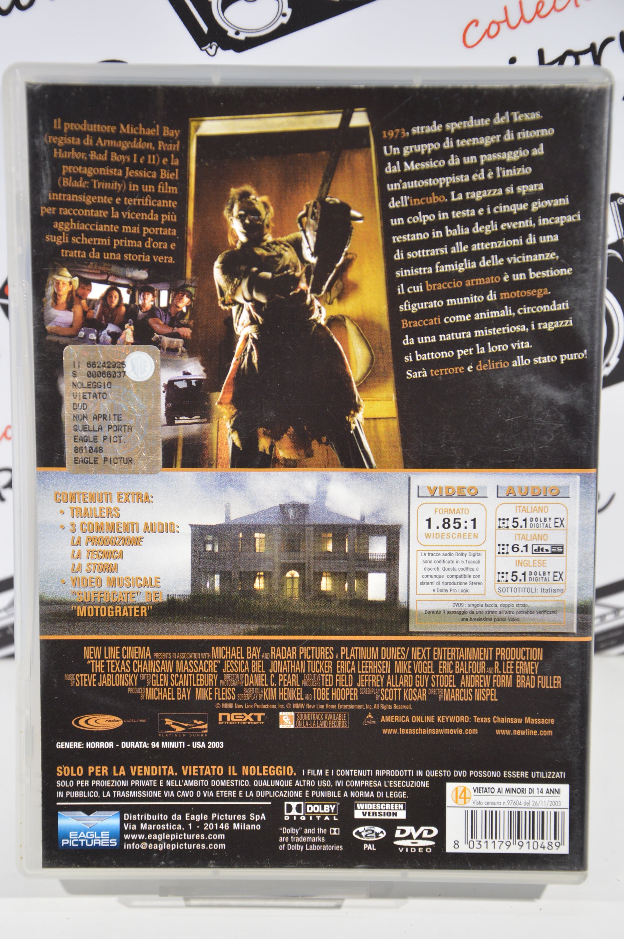 Non aprite quella porta Dvd Italiano Horror