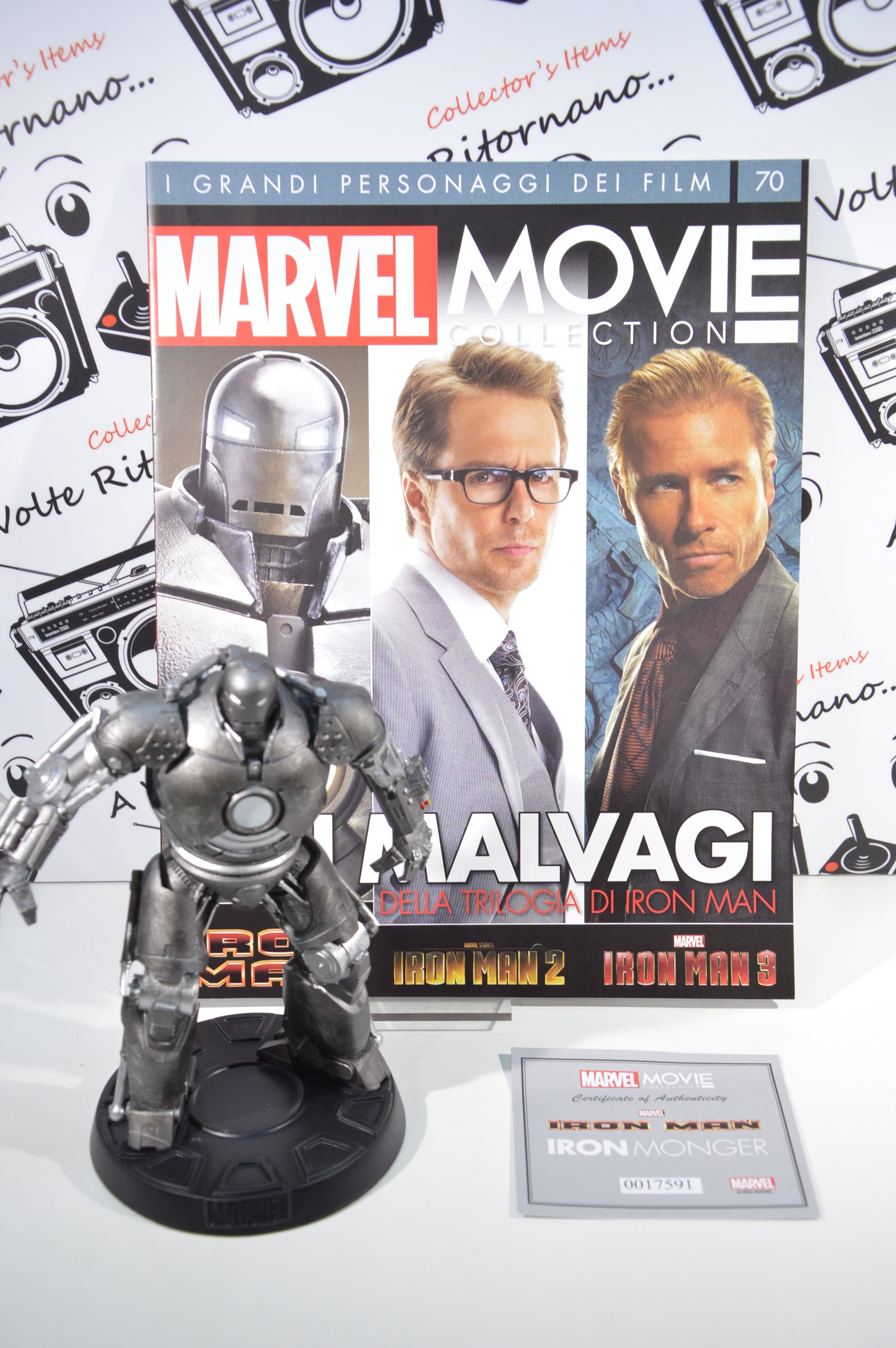 Iron Monger Marvel movie collection 70 Eaglemoss Statuetta Marvel