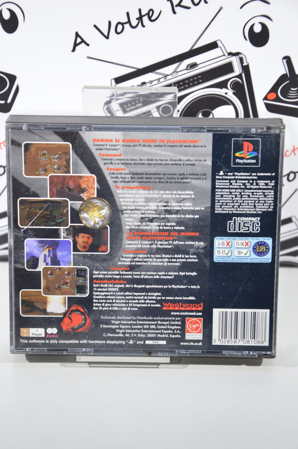 Command e Conquer PlayStation 1 16+ lingua inglese