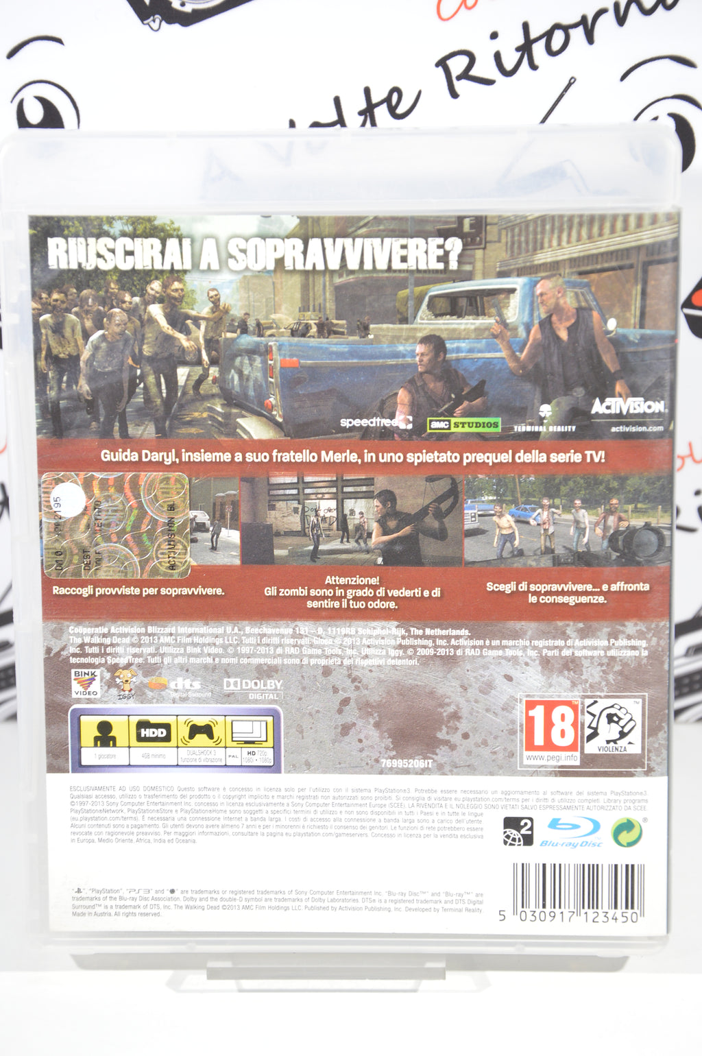 The Walking Dead survival instinct PlayStation 3 18+ Multilingua