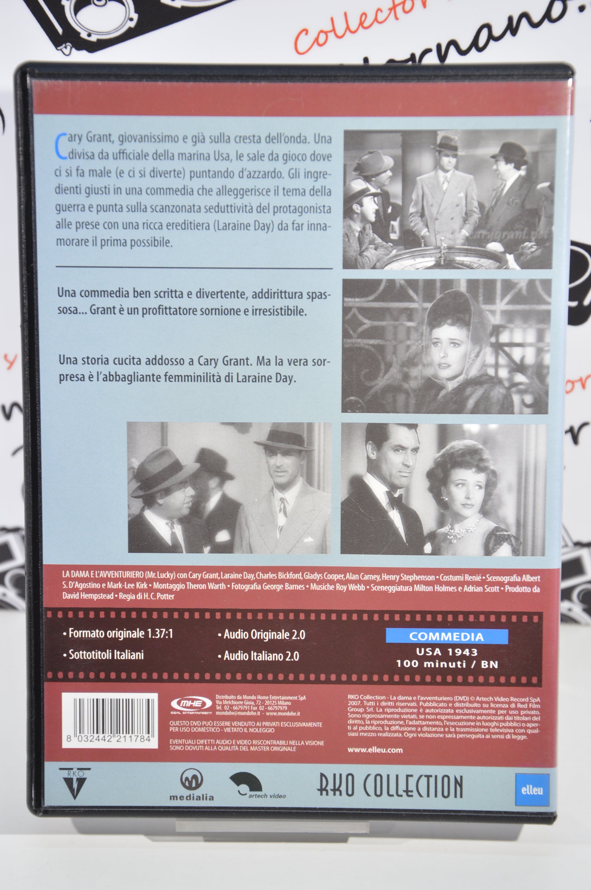 La dama e l'avventuriero Dvd Italiano Cary Grant