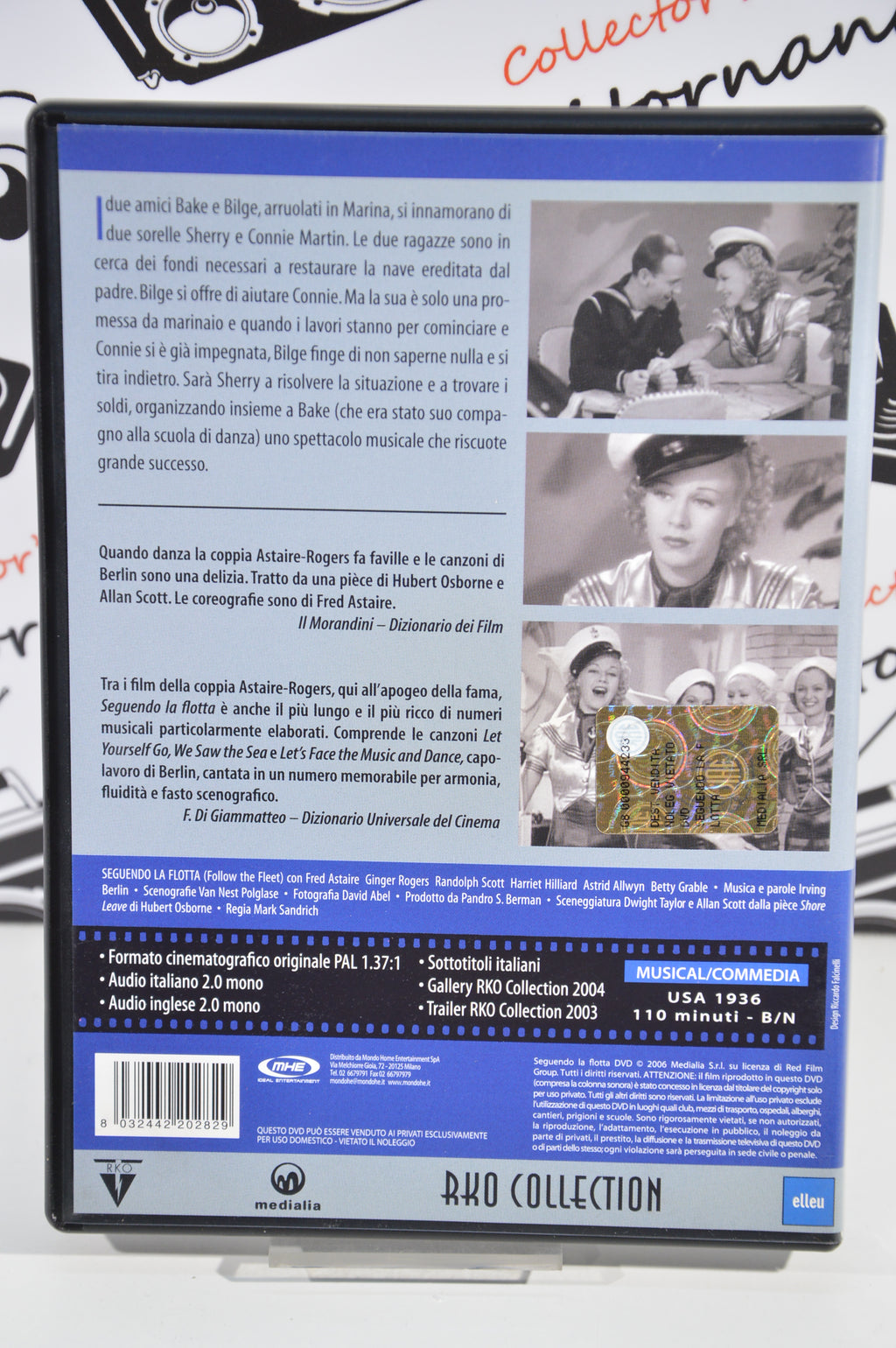 Seguendo la flotta Dvd Italiano collezione Fred Astaire