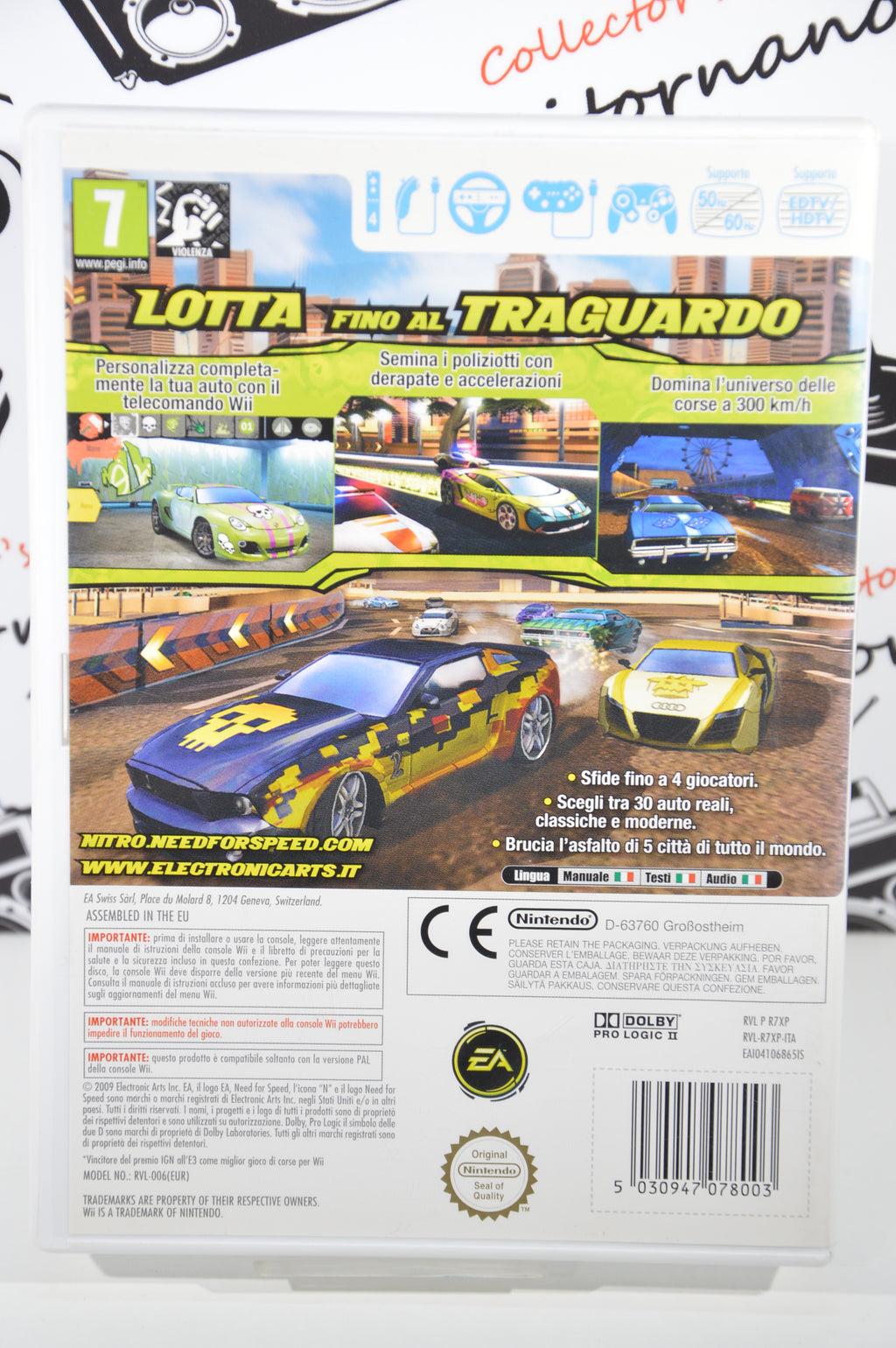 Need for speed Nitro Nintendo Wii 7+ Multilingua