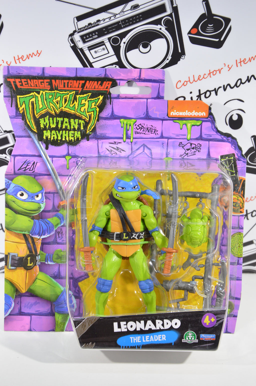Leonardo Action figure Turtles Mutant Mayhem giochi preziosi 2023 Nuovo