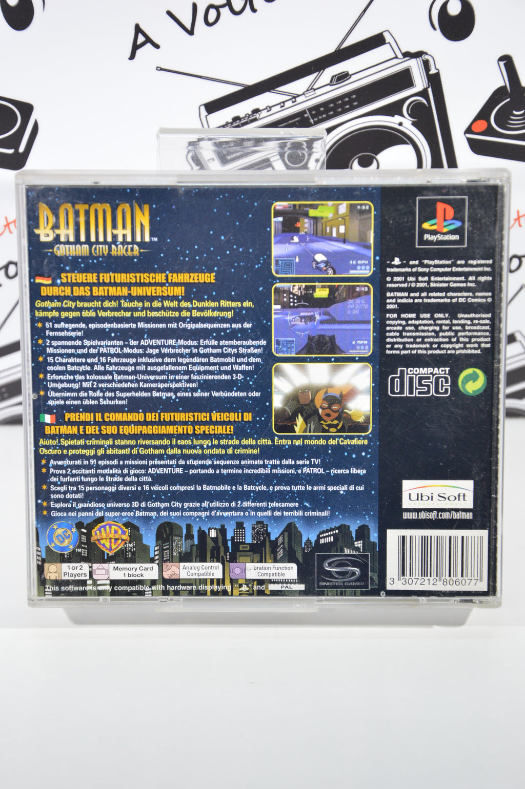 Batman Gotham city racer PlayStation 1 6+ Multilingua